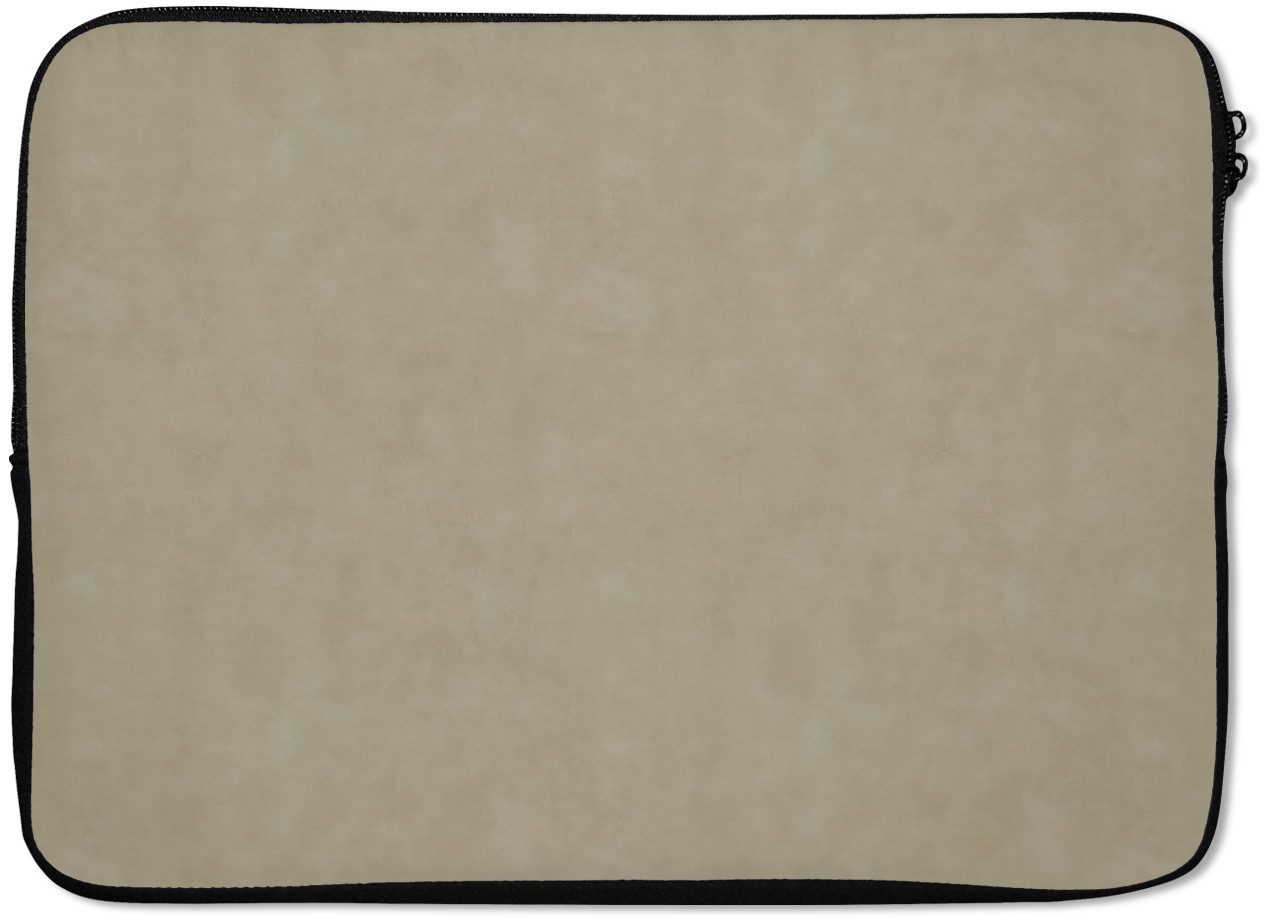 MuchoWow Laptop-Hülle Farbe Taupe - Wolkige Textur - Natürlich 13.3 Zoll, Laptopsleeve, weiches Innenfutter zum Schutz Kratzern, Laptoptasche