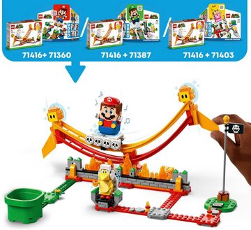 LEGO® Konstruktionsspielsteine Lavawelle-Fahrgeschäft – Erweiterungsset (71416), LEGO® Super Mario, (218 St), Made in Europe