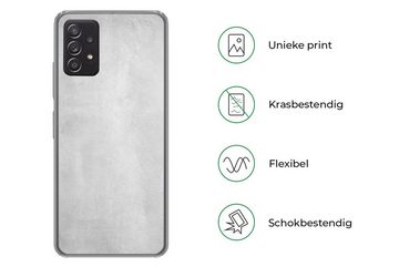 MuchoWow Handyhülle Beton - Grau - Zement - Industriell - Strukturiert, Handyhülle Telefonhülle Samsung Galaxy A33