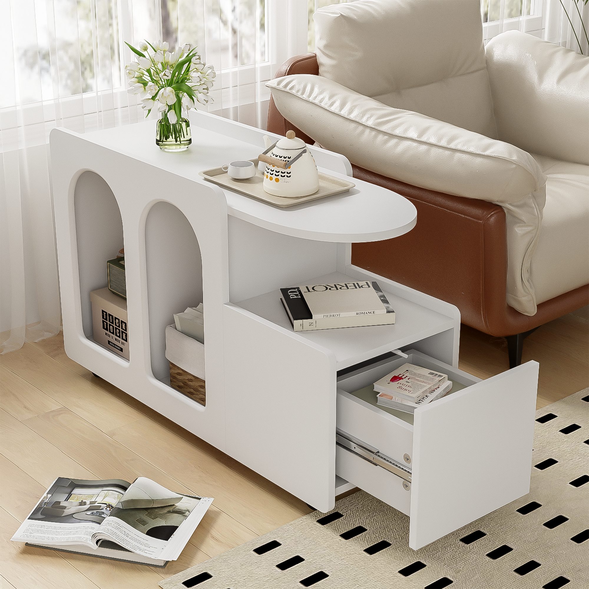 MODFU Sideboard mit abgerundeten Ecken (Kommode, günstig online kaufen