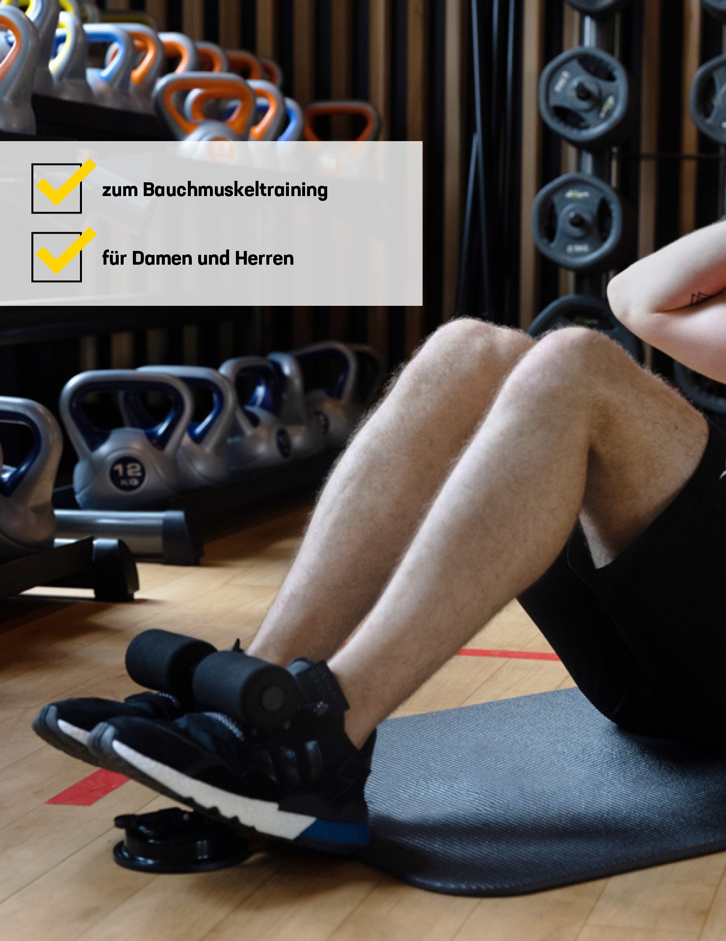 JELEX Bauchtrainer 6Pack Sit-Up Assistent Trainer