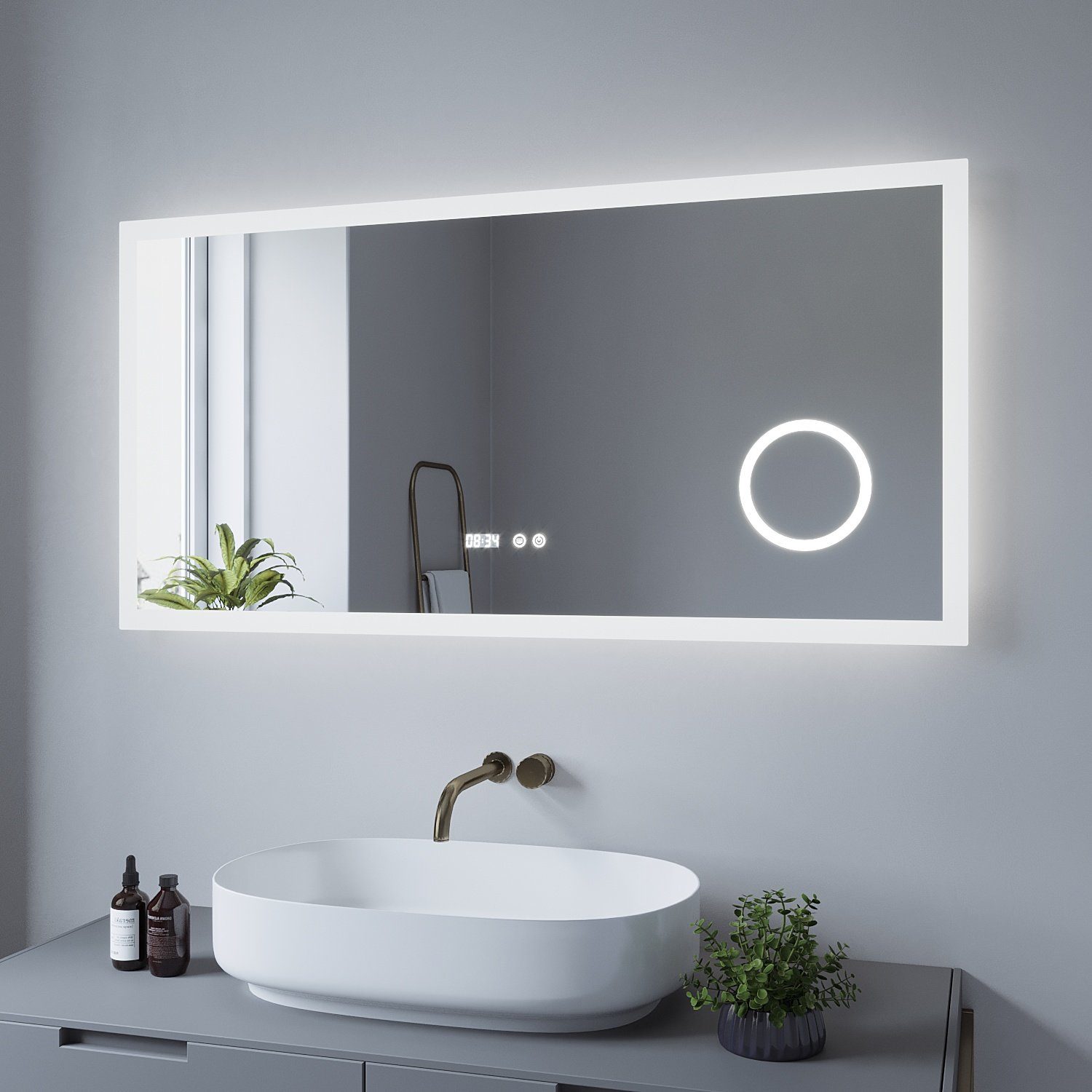AQUABATOS Badspiegel LED Bad Spiegel mit günstig online kaufen
