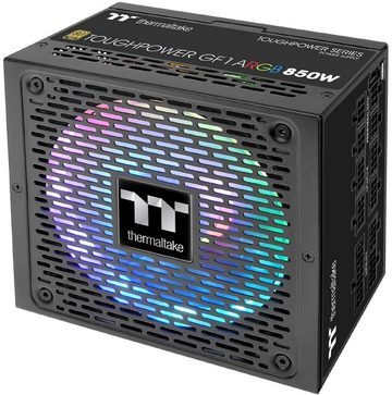 Thermaltake Toughpower GF1 ARGB PC-Netzteil (PC-Netzeil, 80 PLUS Gold, 14 RGB Lüfter, RGB-LED-Beleuchtung, 850 Watt)