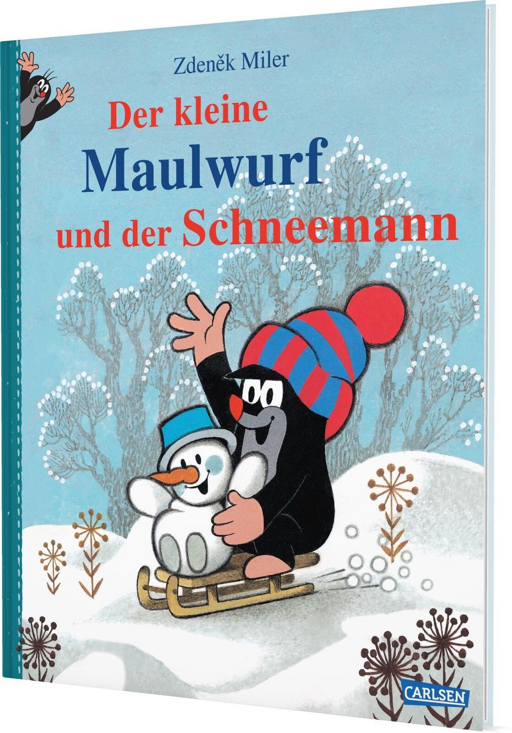 Der kleine Maulwurf und der Schneemann / Zdeněk Miler, Hana Doskočilová, Bilderbuch für Kinder ab 3 Jahren