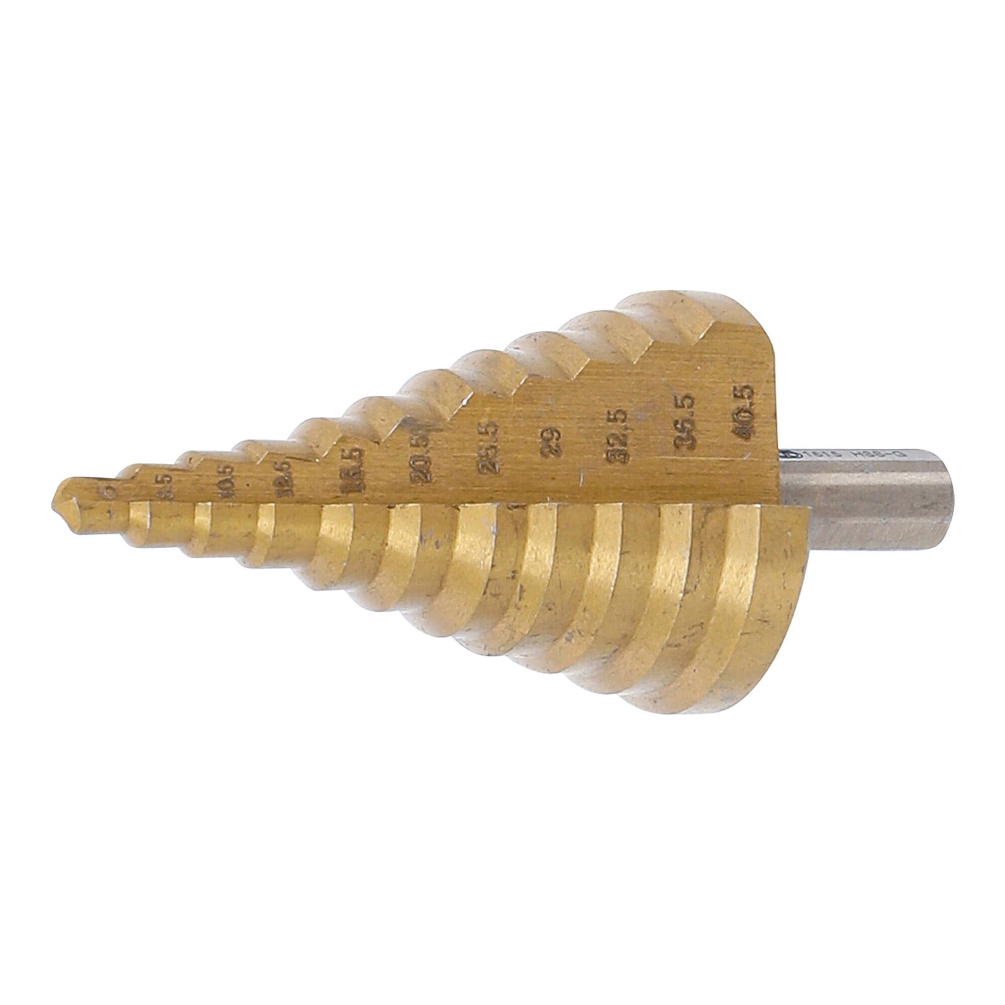 BGS technic Universalbohrer BGS Stufenbohrer titannitriert Ø 6 - 40,5 mm