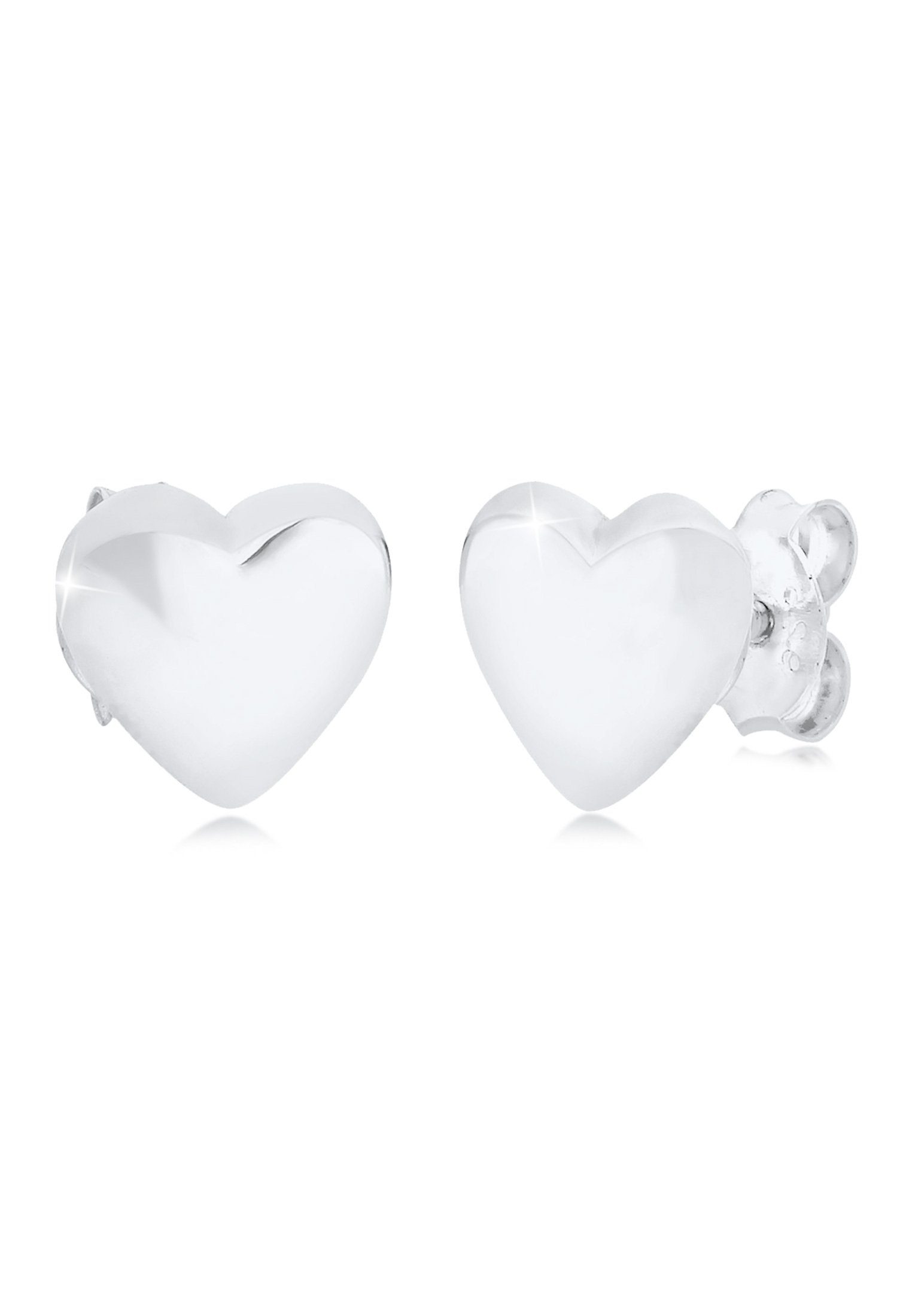 Elli Paar Ohrstecker Herz Liebe Basic Filigran 925 Sterling Silber günstig online kaufen