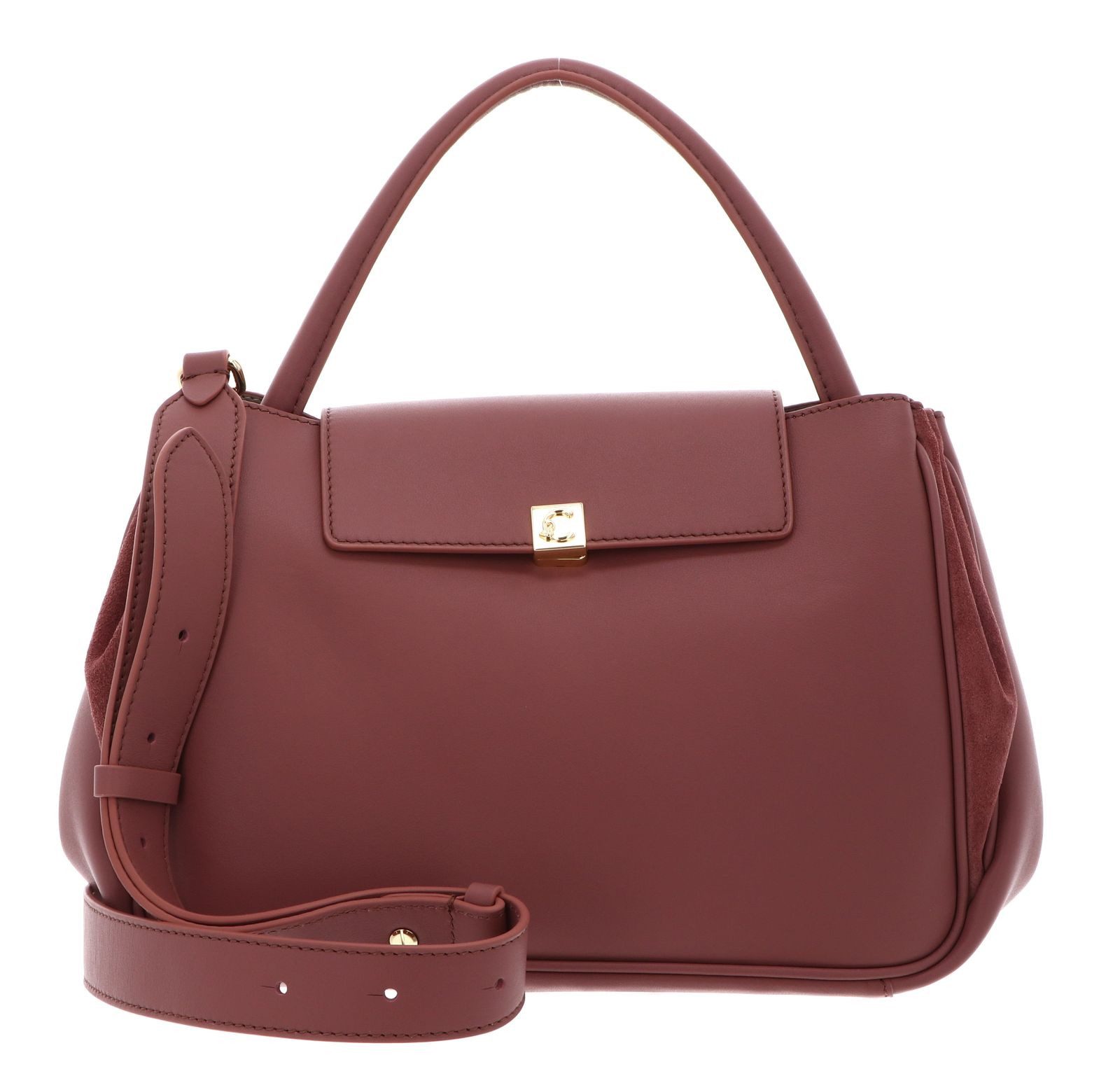 COCCINELLE Handtasche Smooth Leather / Suede Leather Handbag, aus echtem Rindsleder