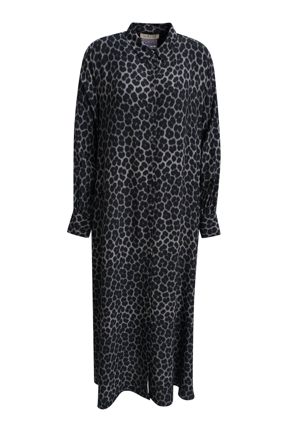 Smith & Soul Hemdblusenkleid mit Allover-Print