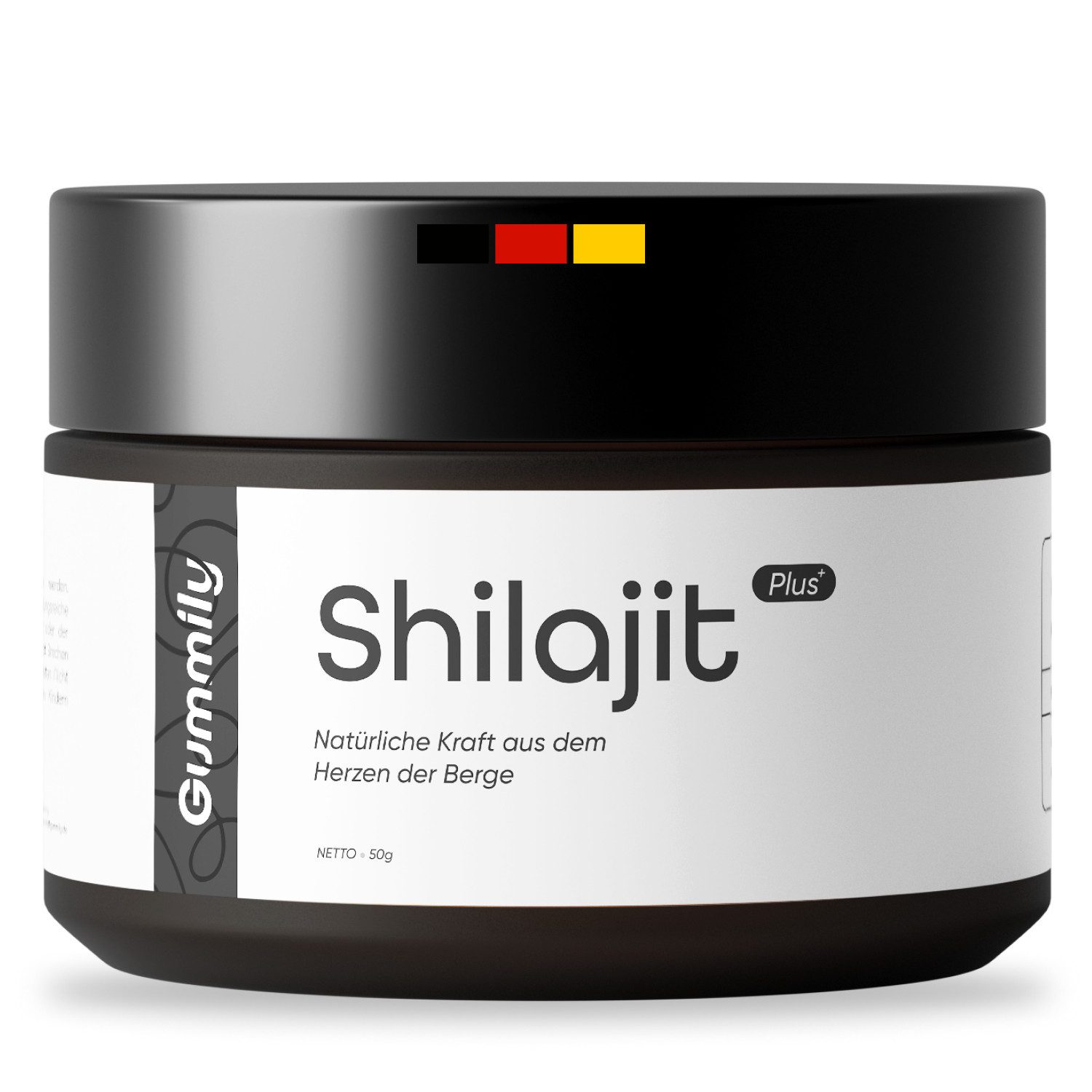 Gummily® Original Himalayan Shilajit Harz 75+ Fulvinsäure, Huminsäuren, Mumijo Harz, 50 g