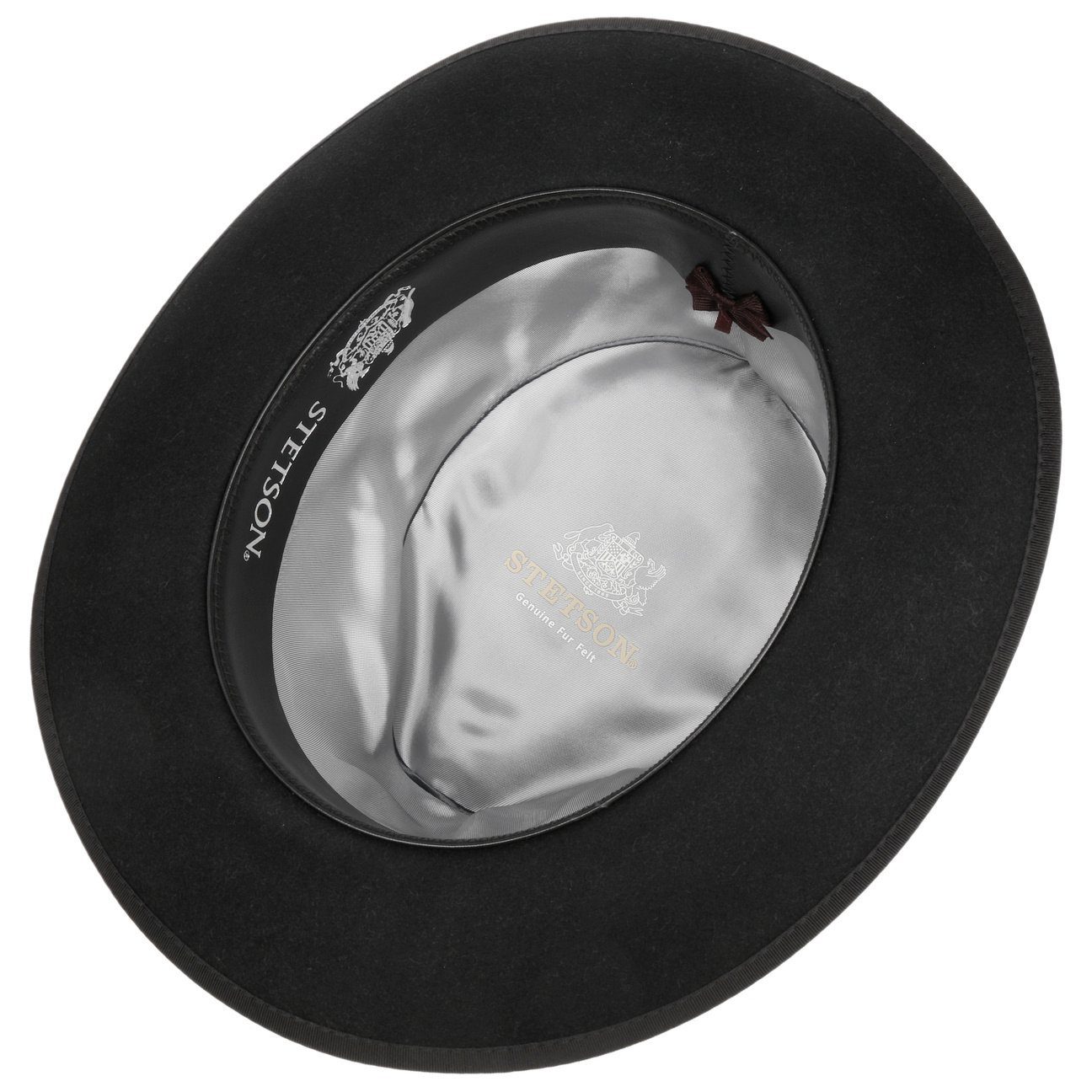 Made the EU Stetson in (1-St) mit schwarz Filzhut Futter, Fedora