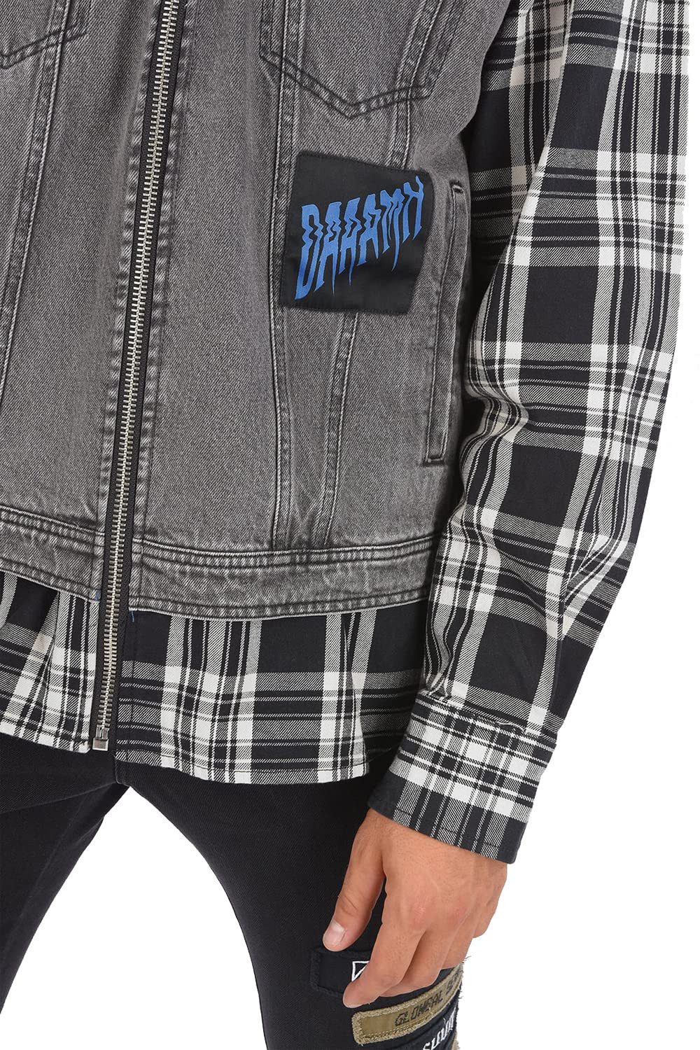 Diesel Jeansjacke Diesel Herren "J-Ruben Jacket" Kapuzenjacke