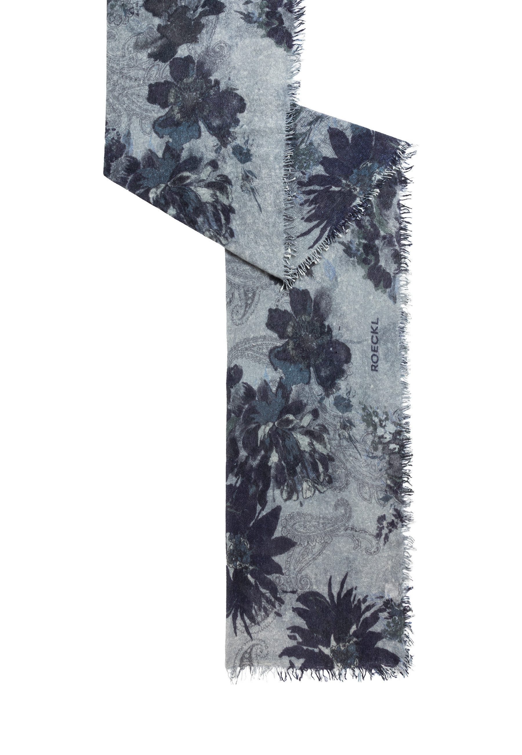 Roeckl Schal FLOWER DUST, Damenschal mit Blumen Muster