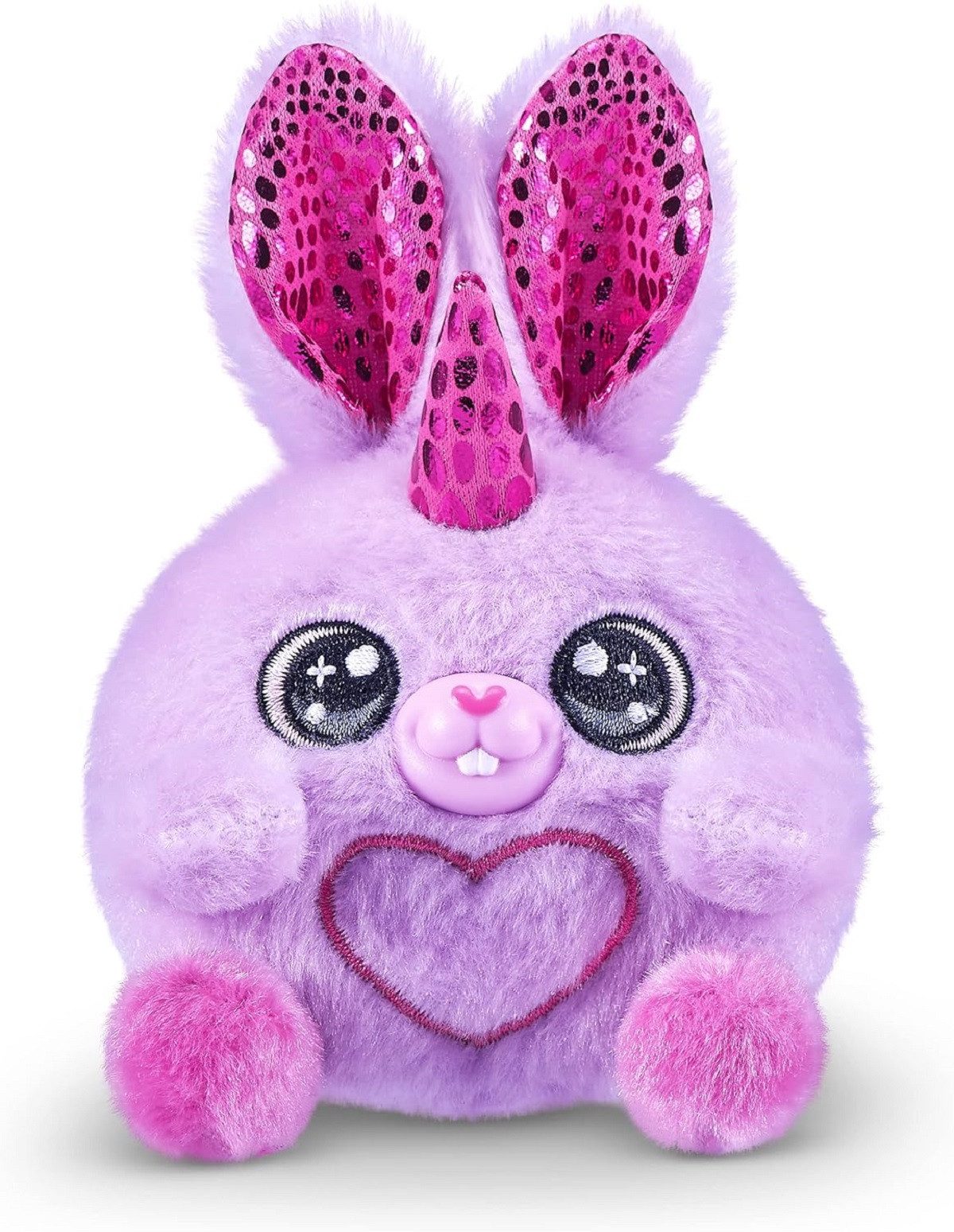 ZURU Kuscheltier Rainbocorns Bunnycorn Kapsel mit Plüschtier & Stickern (1-St)