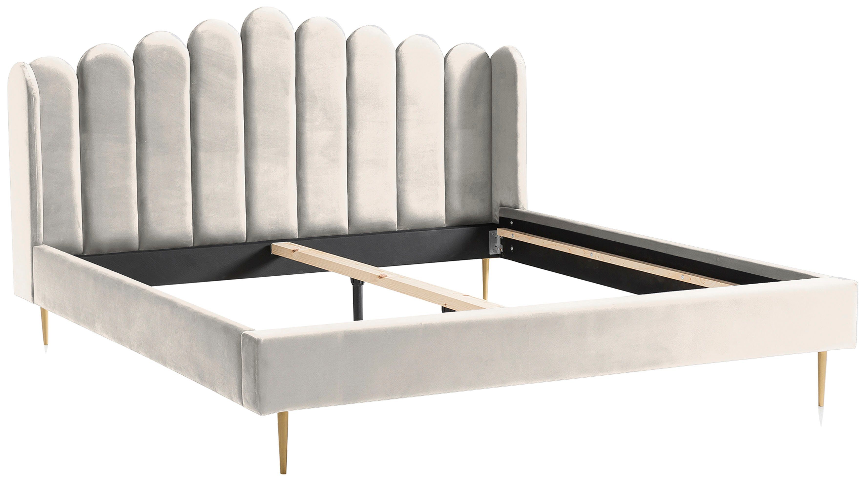 SalesFever Polsterbett Komfortables Bett für erholsamen Schlaf, Eleganz tri günstig online kaufen