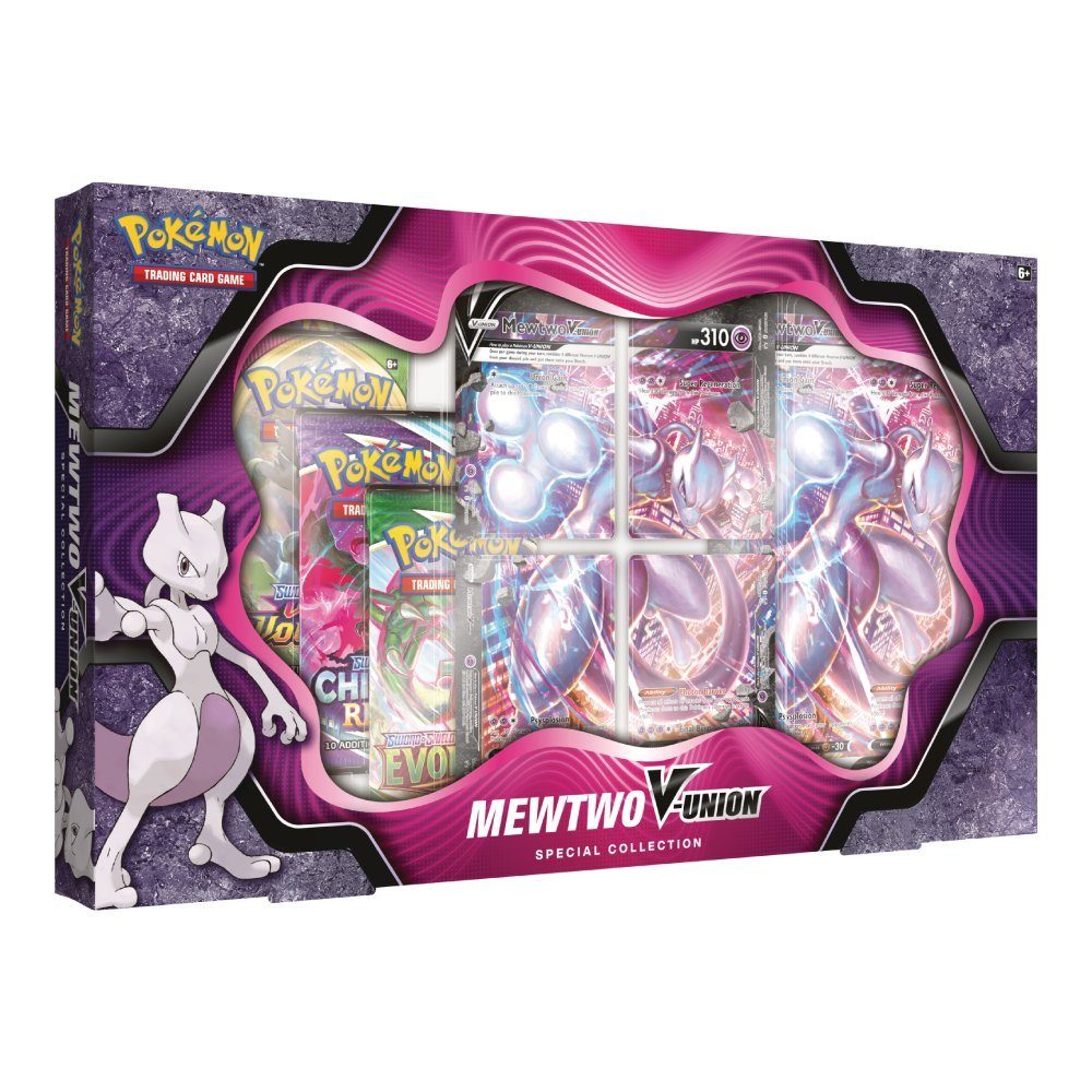 POKÉMON Sammelkarte Mewtwo Greninja Zacian V UNION Special Collection, englisch