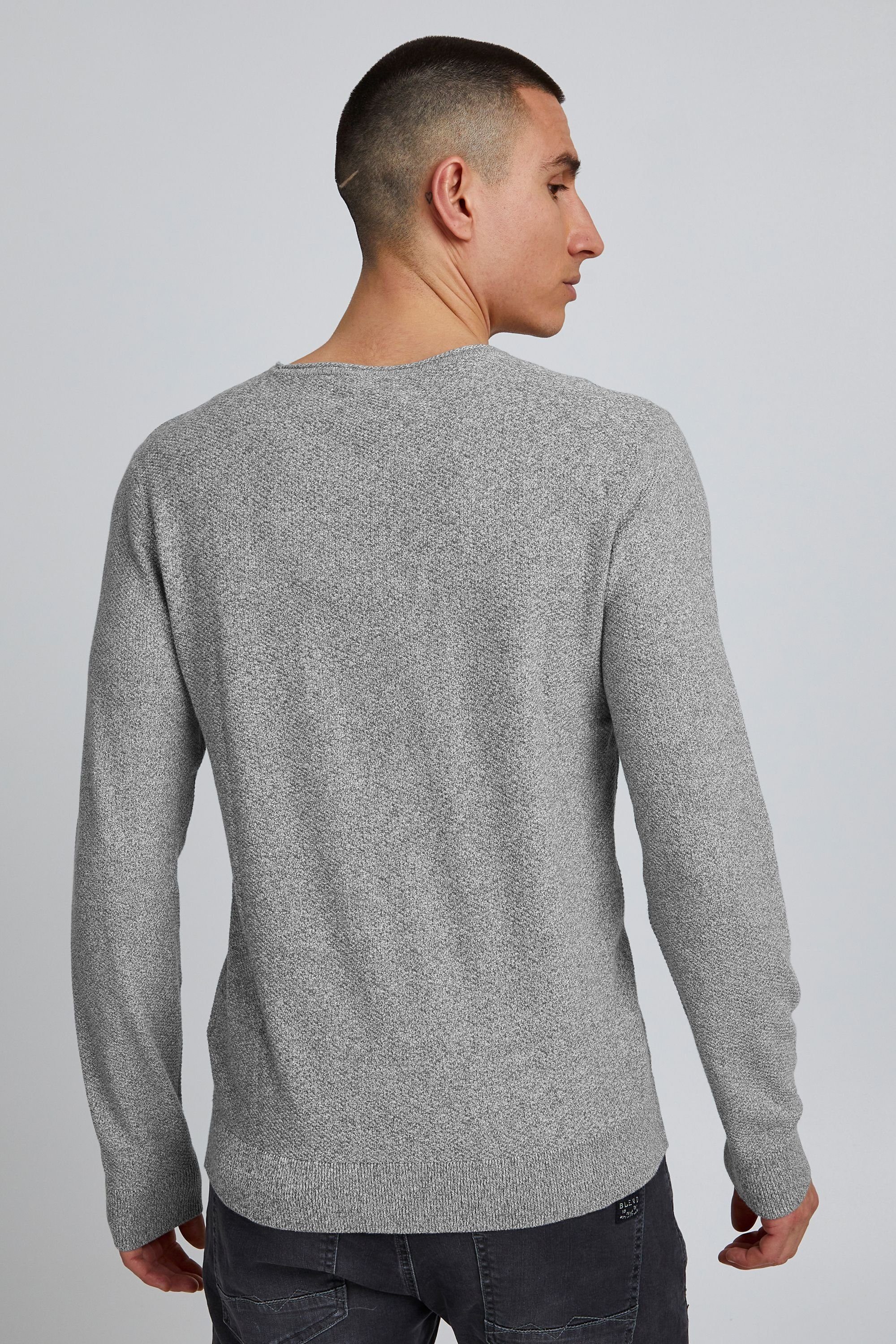 Blend Strickpullover bhpullover Stilvoller Feinstrick-Pullover mit Rundhalsausschnitt