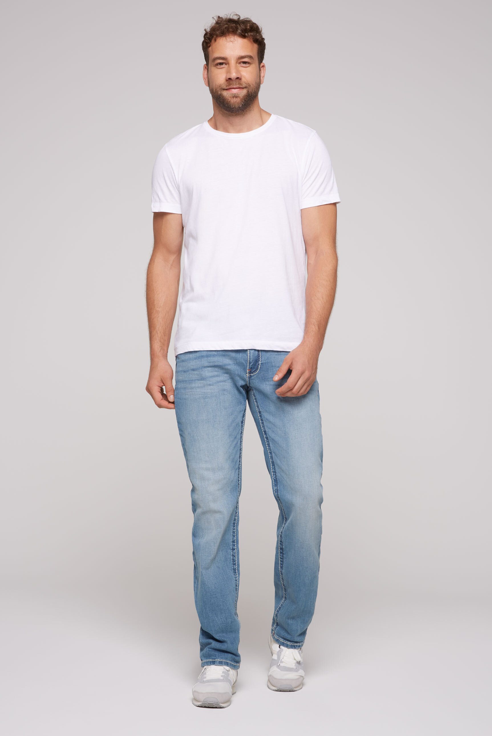 CAMP DAVID Comfort-fit-Jeans mit zwei Leibhöhen