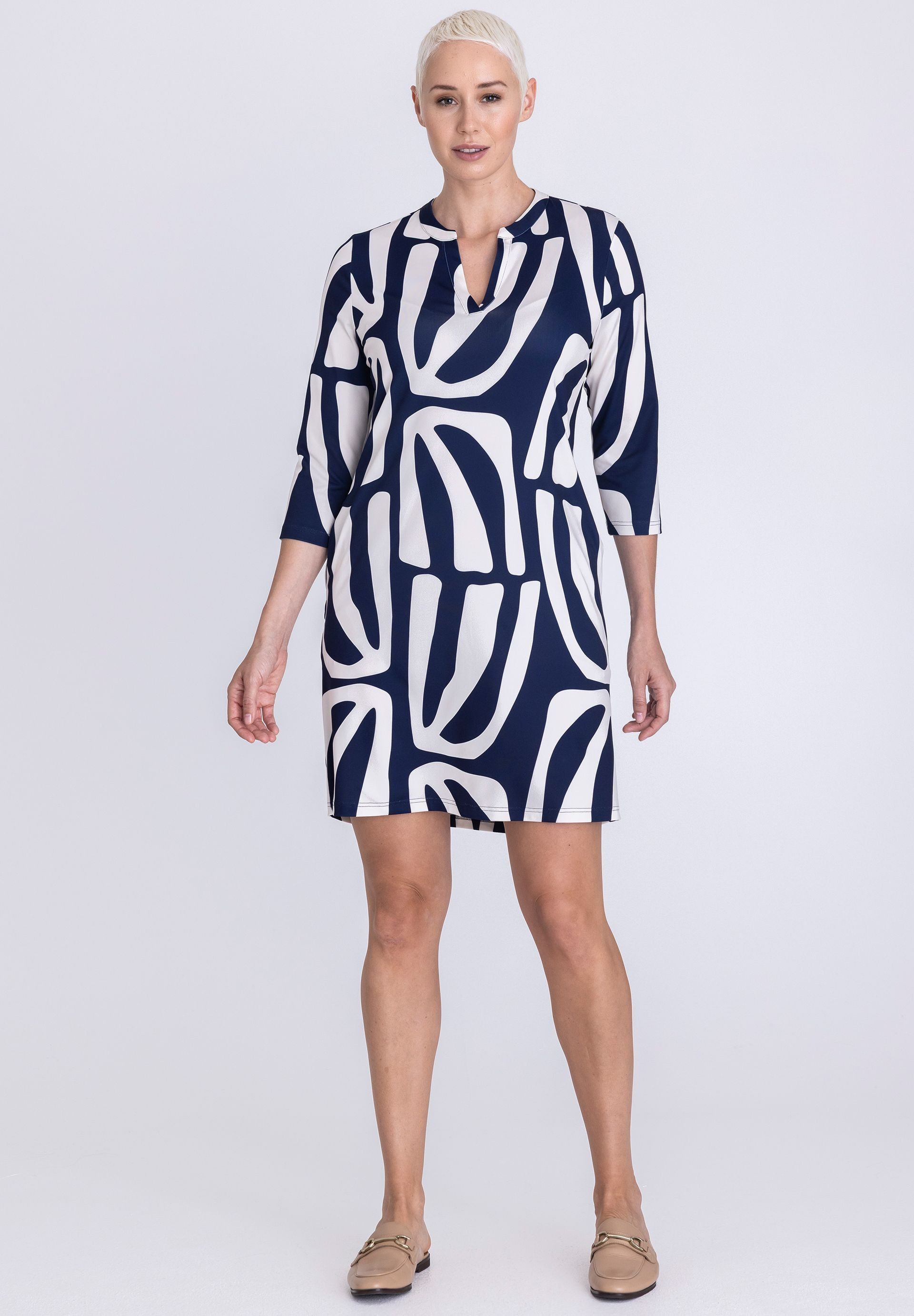 TUZZI Midikleid mit Ausschnittschlitz