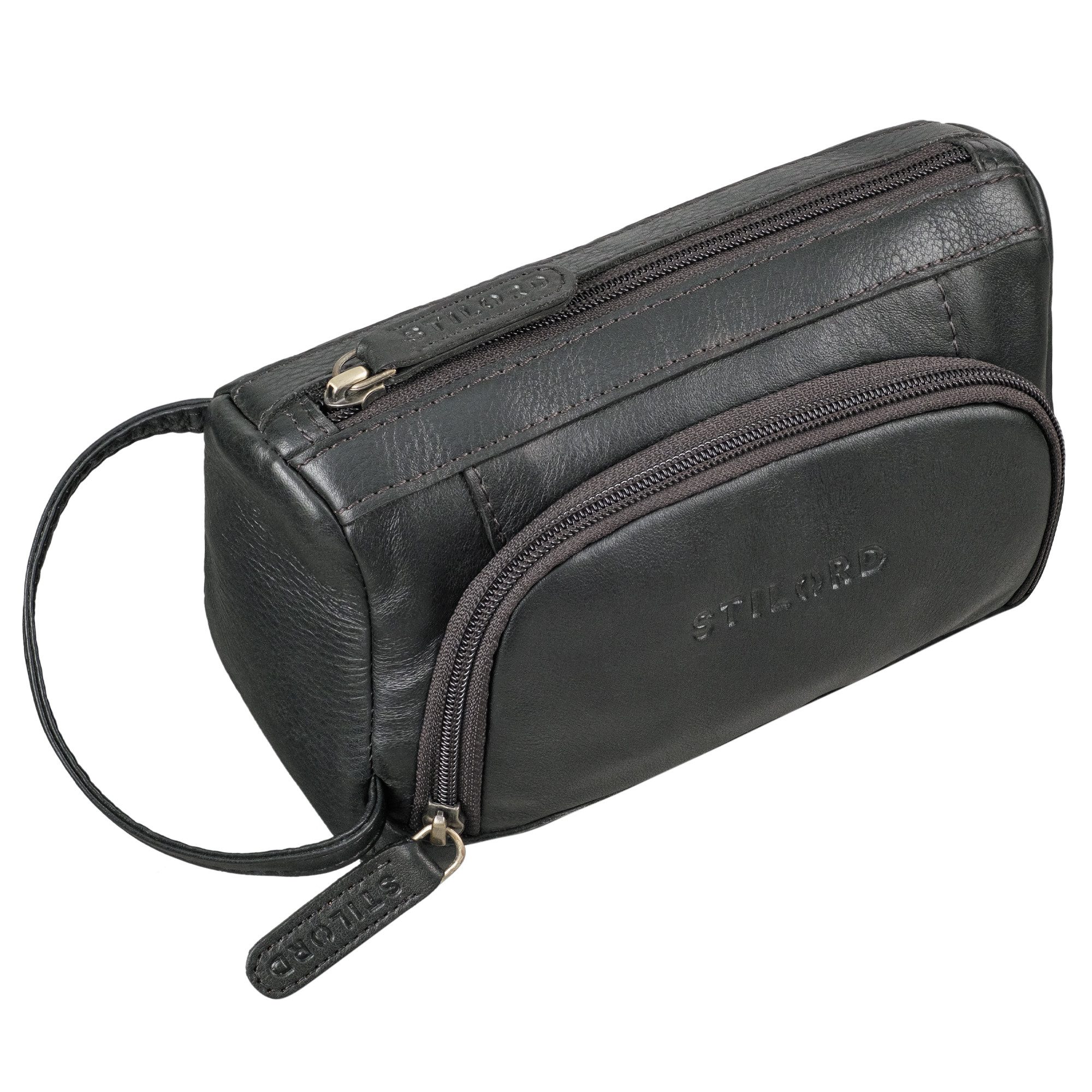 Etui "Tony" Vintage Federmäppchen Groß Leder