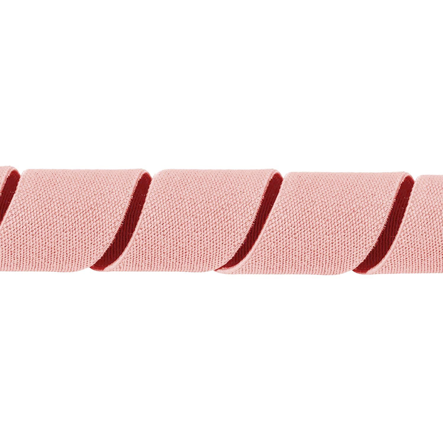 Rosa Y-Form DonDon Hosenträger in 3 schmal Y-Form, schmal 2,5 2.5 cm elastisch, cm Clipverschluß, verstellbar (1-St) elastisch Hosenträger Herren DonDon® mit Clips