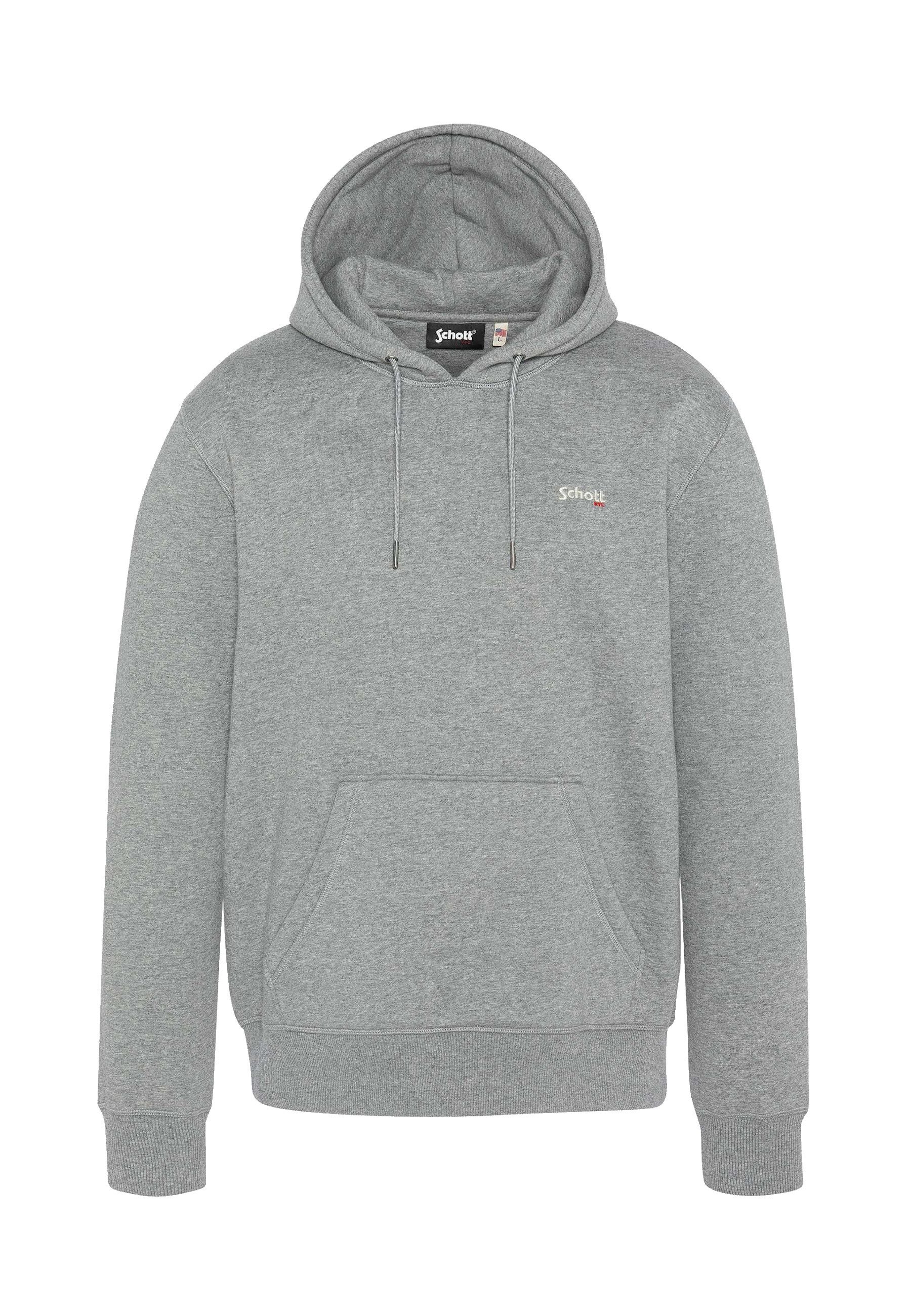 Schott NYC Hoodie Kapuzensweatshirt SWCASUAL2 Hoodie (1-tlg)