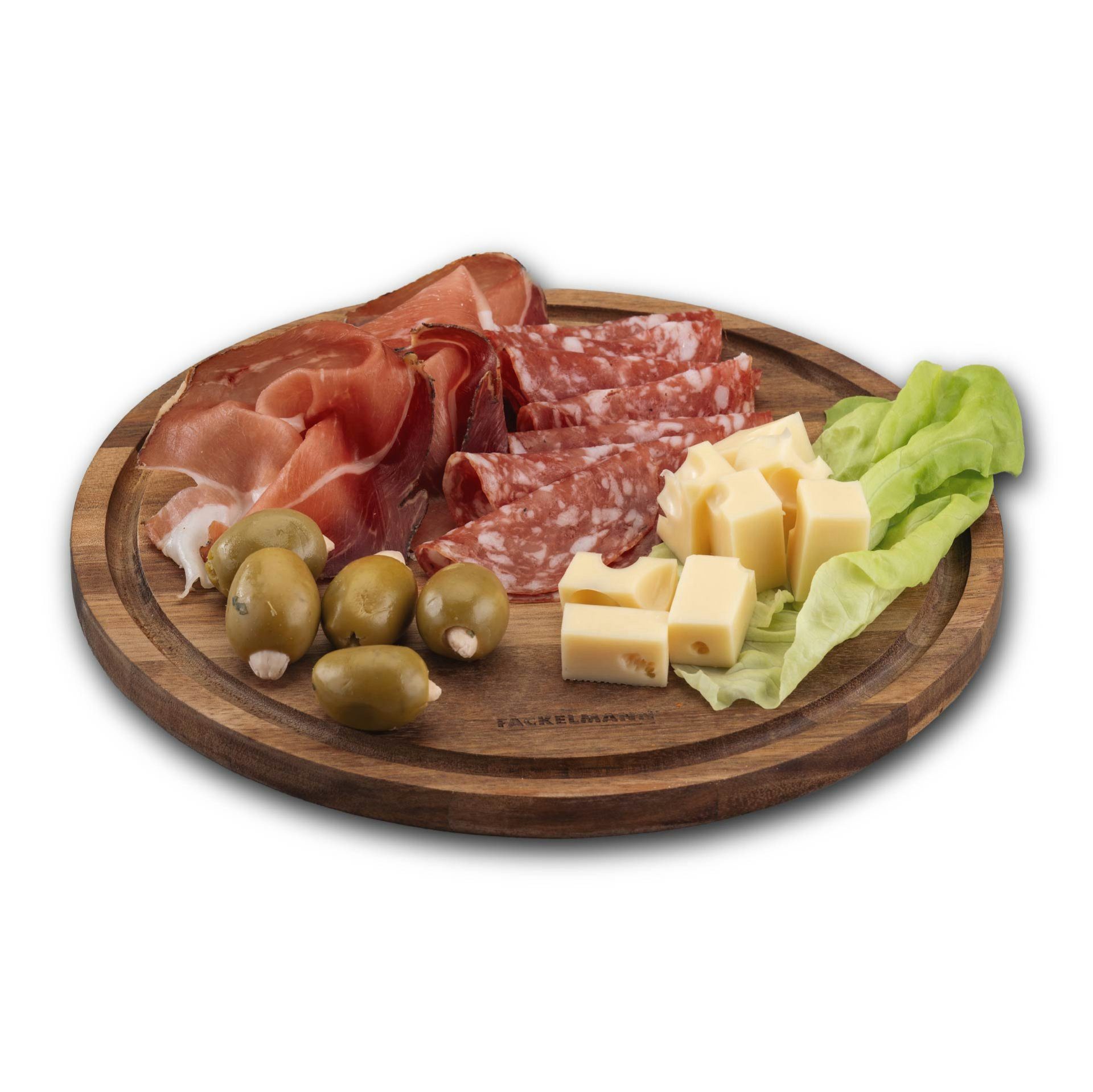 FACKELMANN Schneidebrett Vesperbrett, Schneidbrett, Brotzeitbrett, Küchenbrett