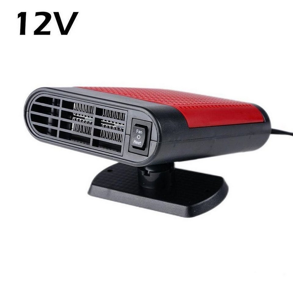 yozhiqu Heizgerät 12V 500W Auto-Heizung Tragbare elektrische Heizung  Ventilator Defogger, Autoheizung Entfroster, Autoglasentfroster wärmer,  kalt und warm