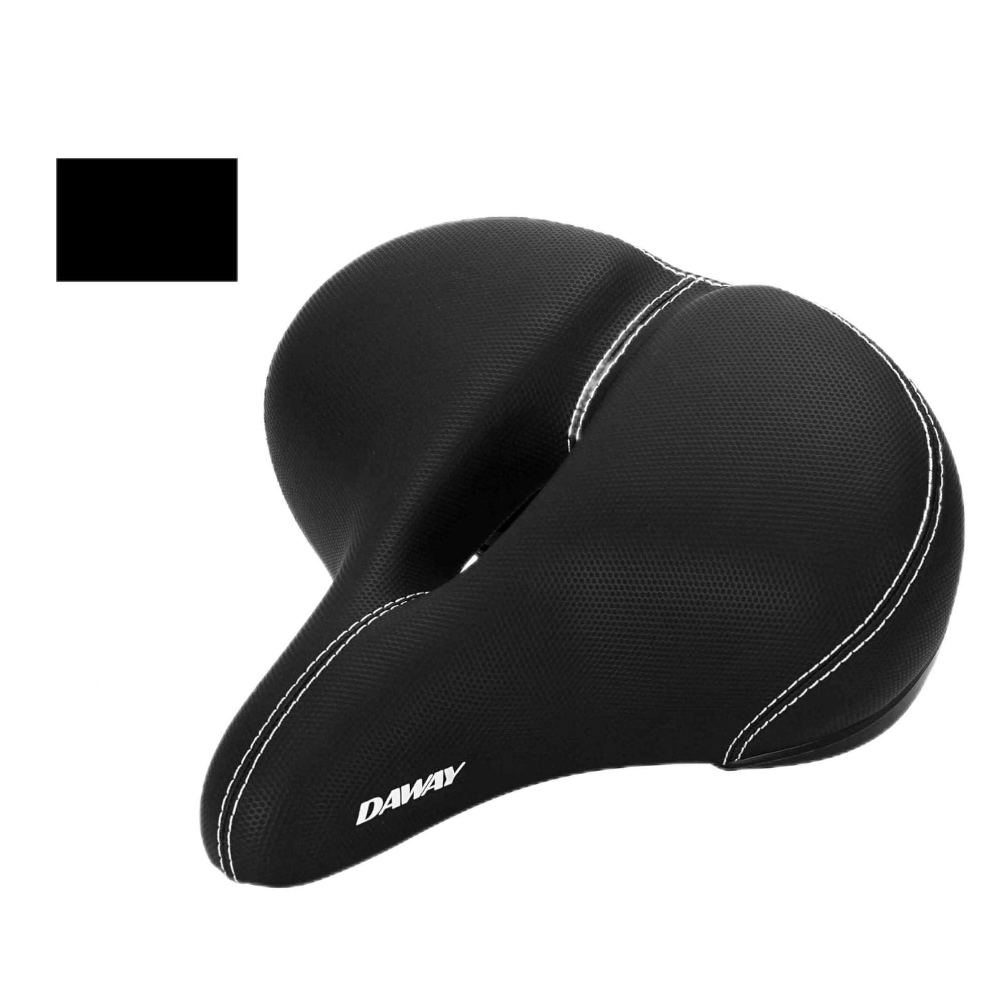 HEYHIPPO Fahrradsattel Bequemer, extra großer Fahrradsattel,weiche Schaumstoffpolsterung, (Extra breiter Sport-Fahrradsattel für Damen und Herren), universeller Ersatz-Fahrradsitz für Mountainbikes, E-Bikes, Citybikes
