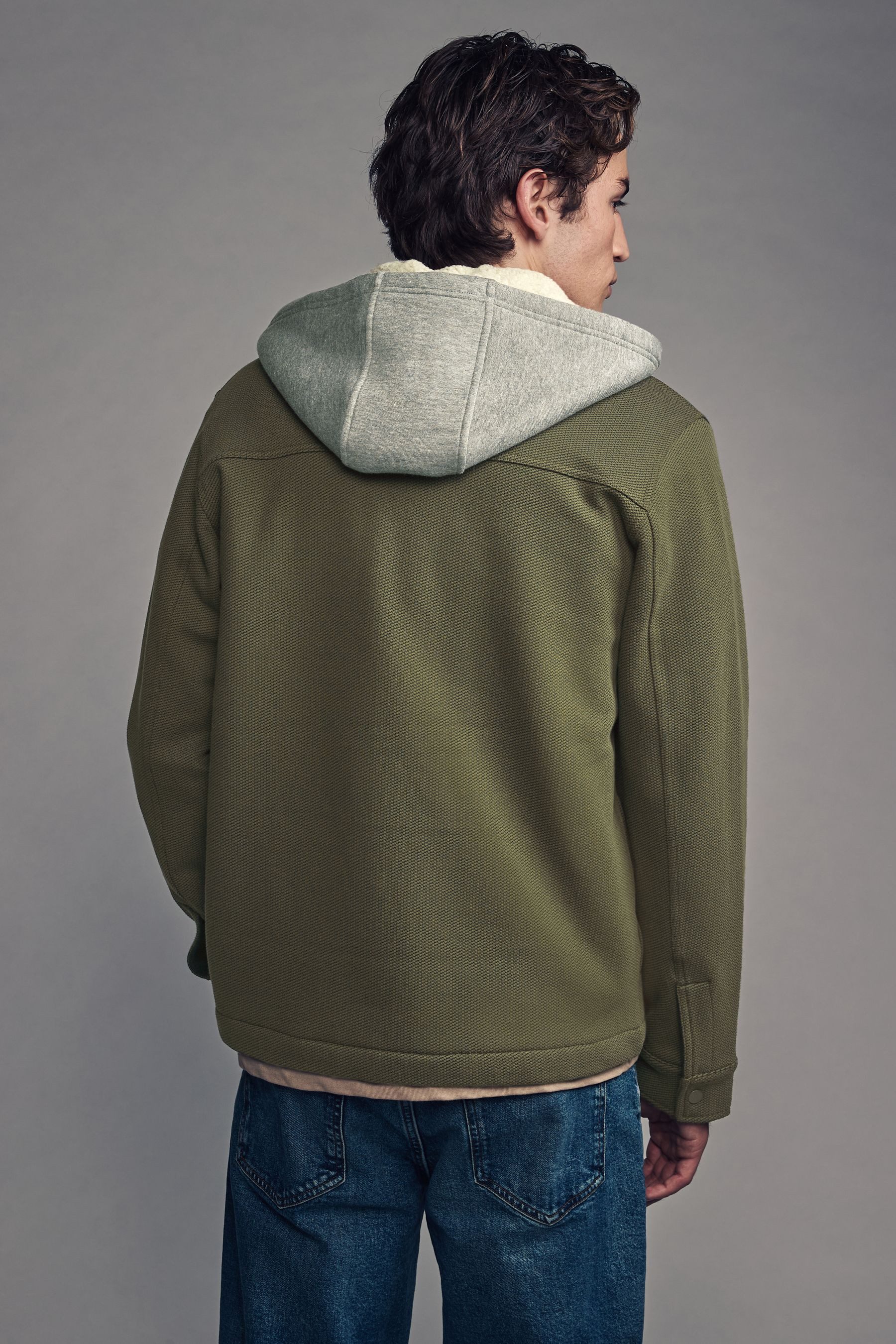 Next Hemdjacke Popper-Hemdjacke mit Kapuze und günstig online kaufen