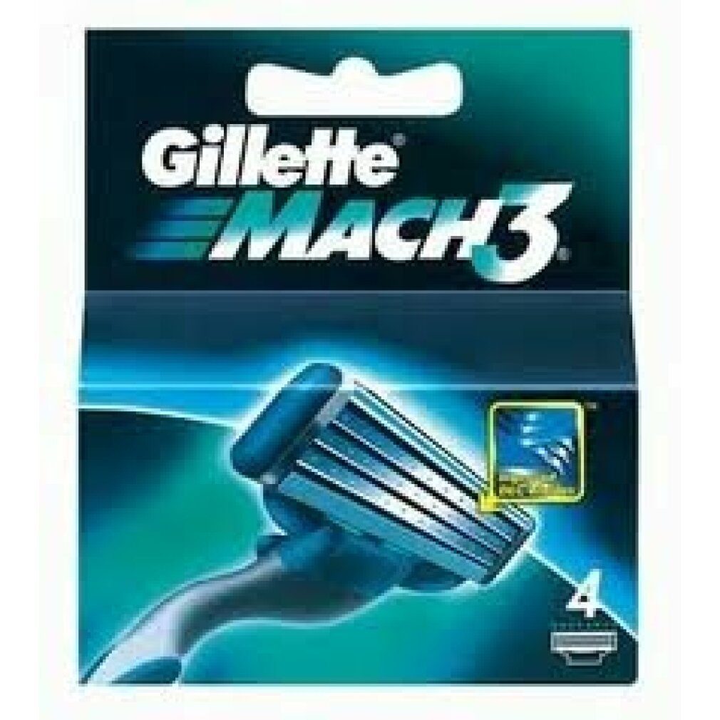 Gillette Rasierklingen Gillette Mach3 Mens Razor Blade Refills 4er Rasierklingen