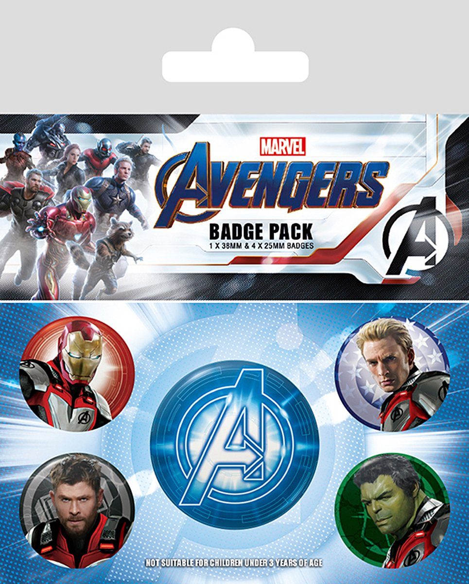 PYRAMID Button Set Avengers: Endgame Button Set Quantum Realm Suits