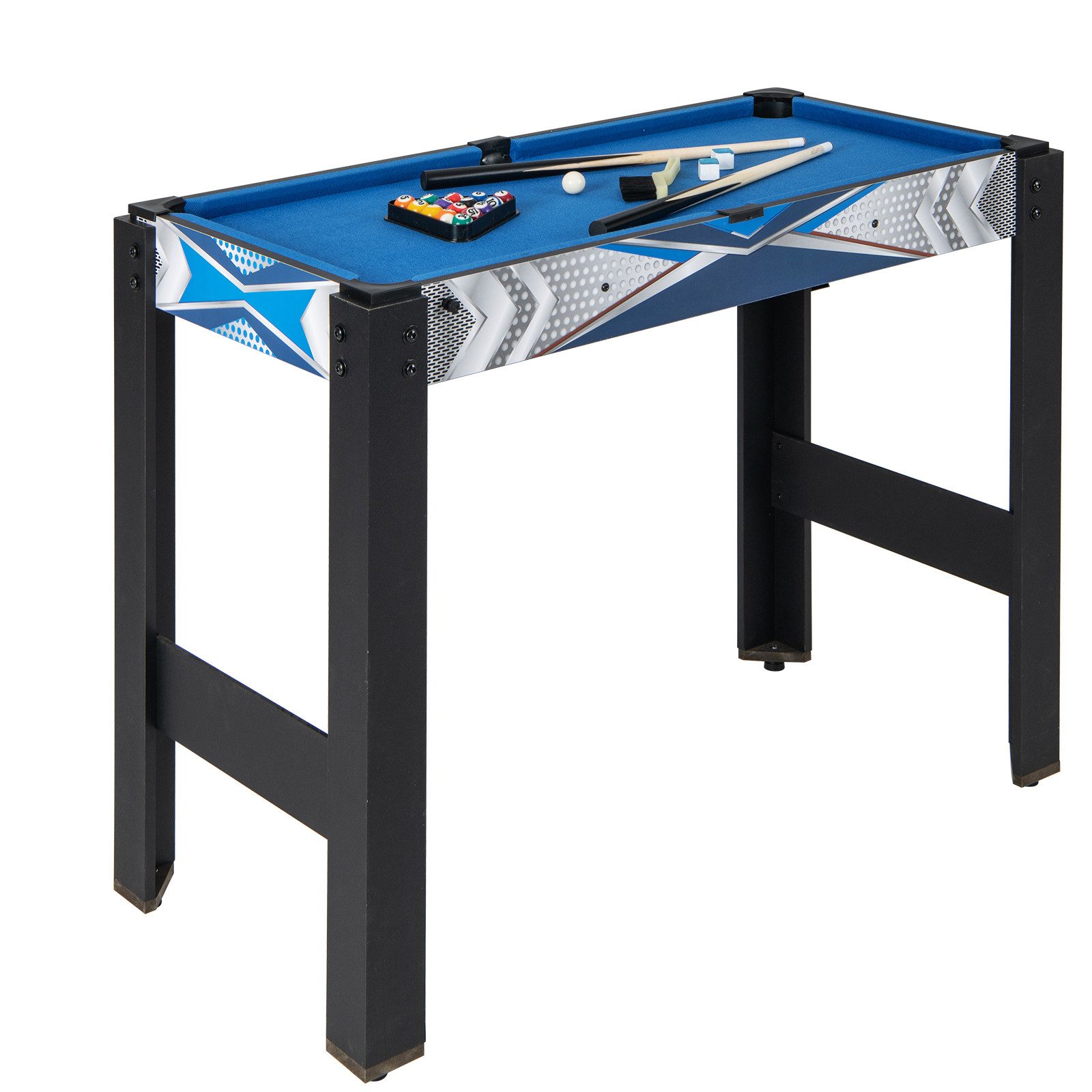 COSTWAY Spieltisch, 6 in 1 Tischkicker, Air Hockey, mit Zubehör günstig online kaufen