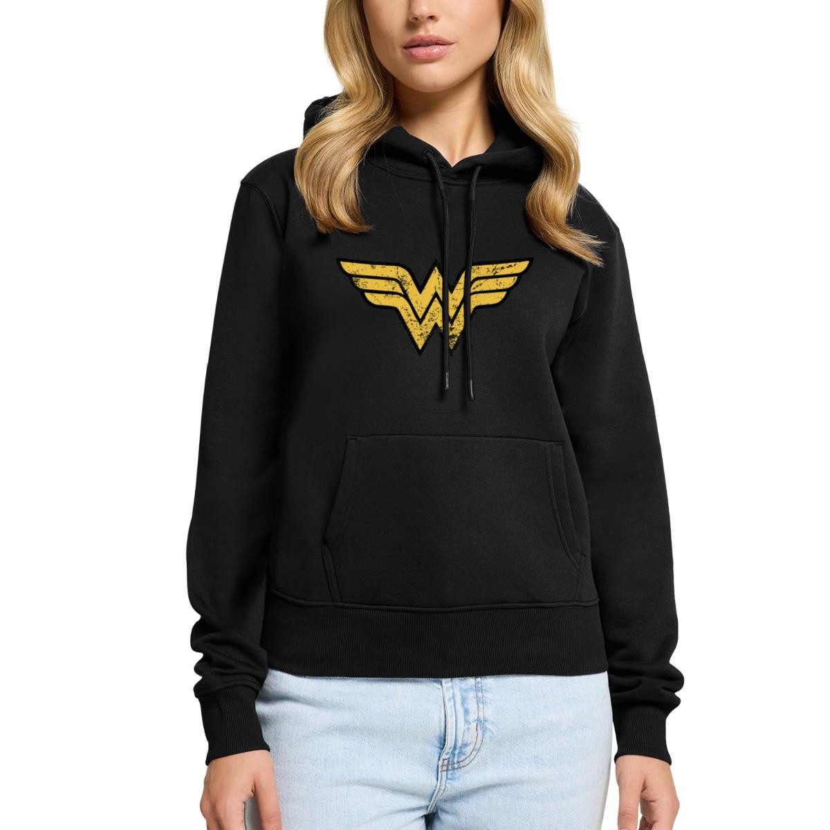 Spreadshirt Hoodie DC Comics Justice League Wonder Woman Damen Premium Hoodie (1-tlg)