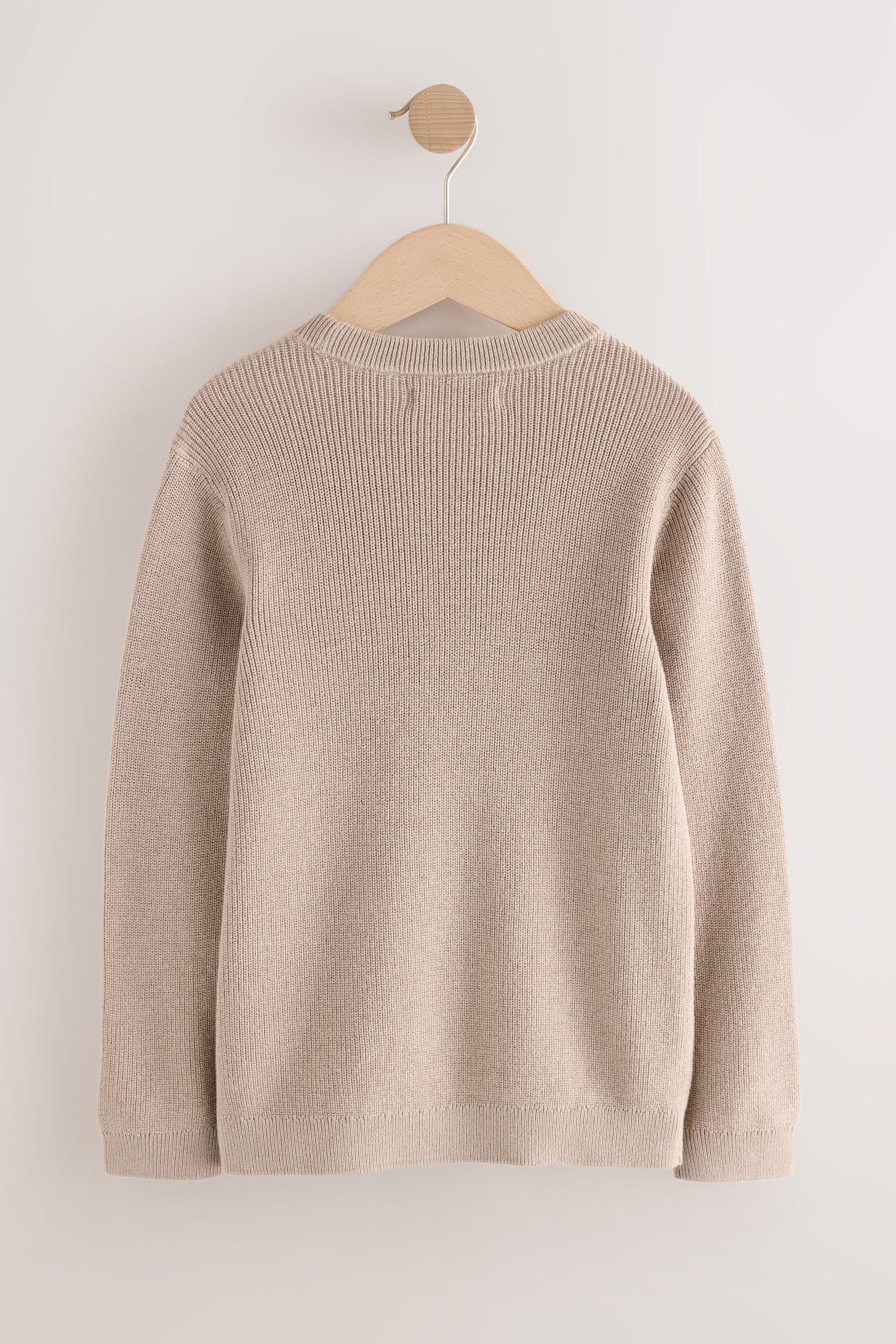 Next Rundhalspullover Strickpullover mit Rundhalsausschnitt Baumwolle günstig online kaufen