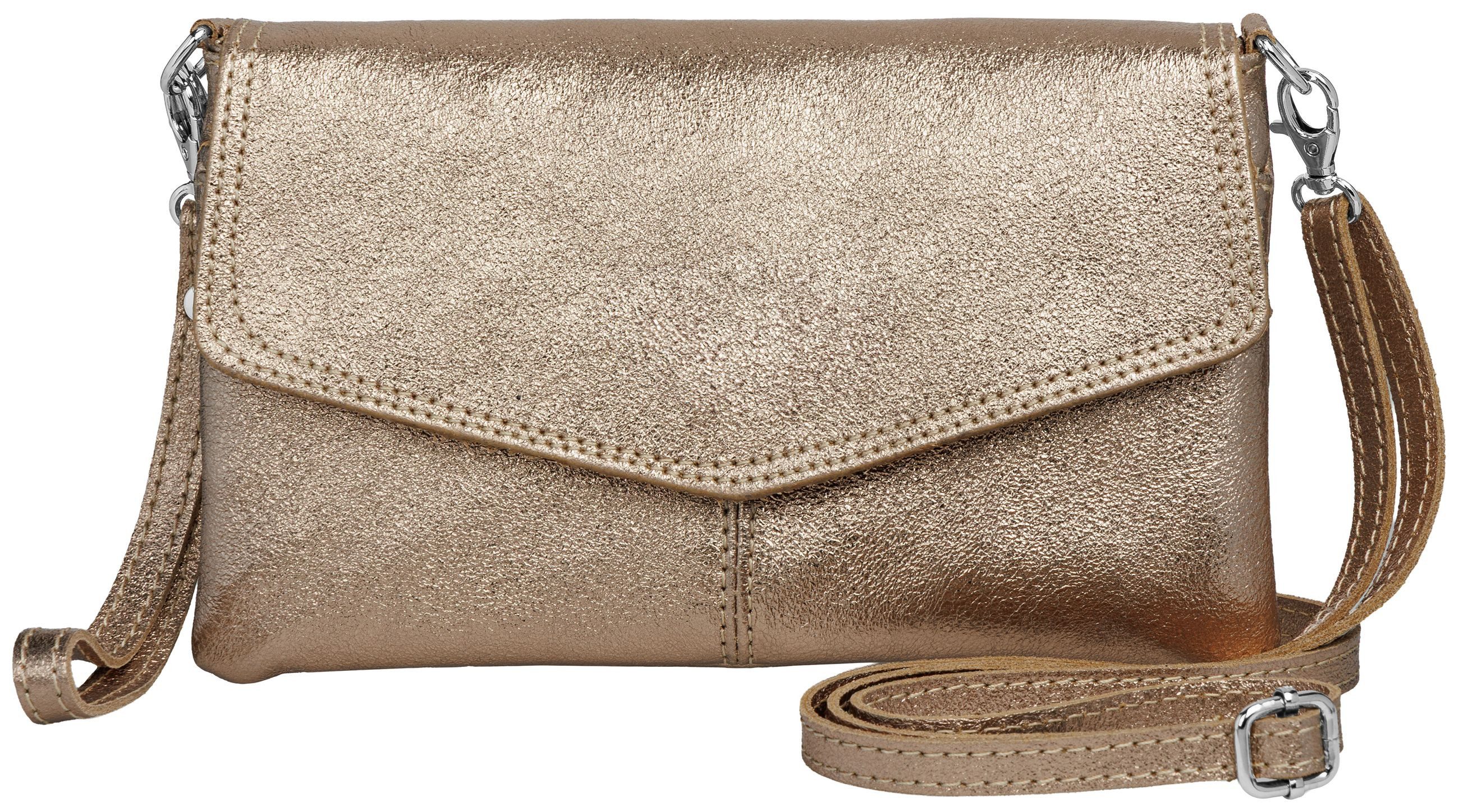 Clutch Abendtasche Leder Damen Umhängetasche - PREMIUM LINE - Modell No.322