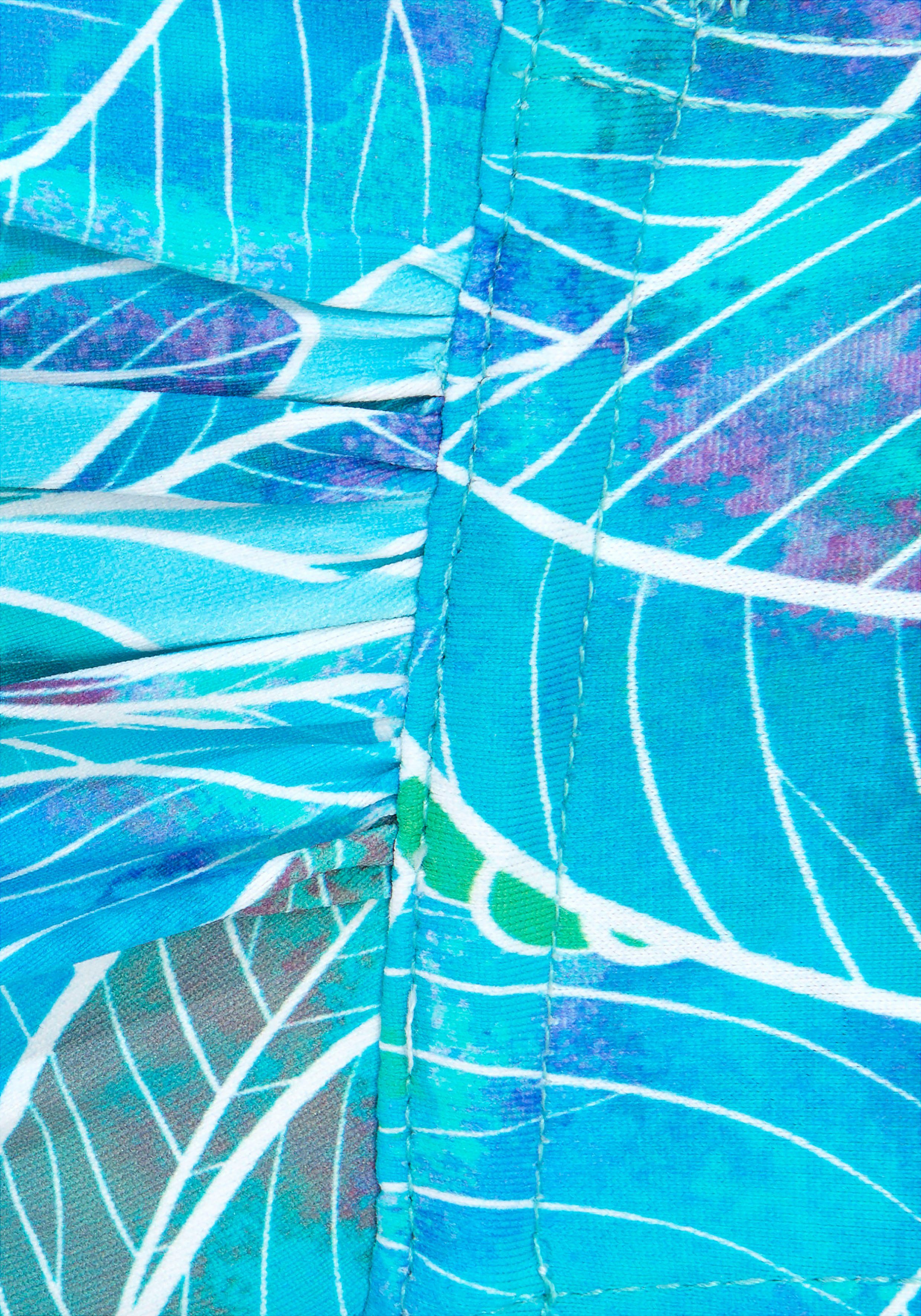 Sunseeker Bügel-Bandeau-Bikini-Top Lapa, mit tropischem Print – Bild 4 von 5