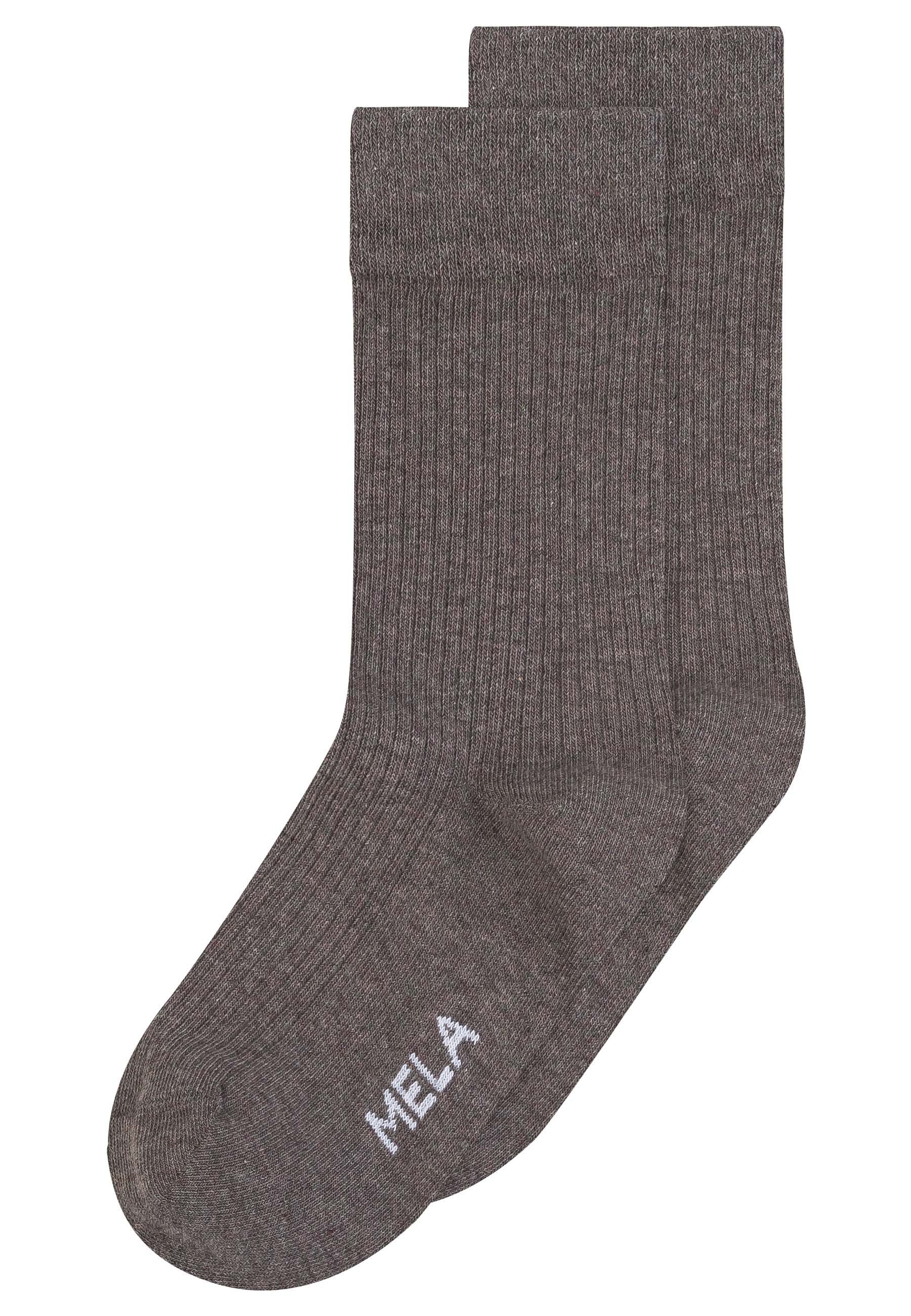MELA Socken Gerippte Socken 2 Paare Ohne Polyester & Polyamid. Das Elasthan günstig online kaufen