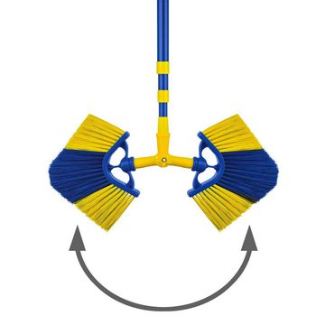 DEMA Dachrinnenreiniger Dachrinnen- und Fassadenreiniger mit Teleskopstiel 166 bis 390 cm einstellbar