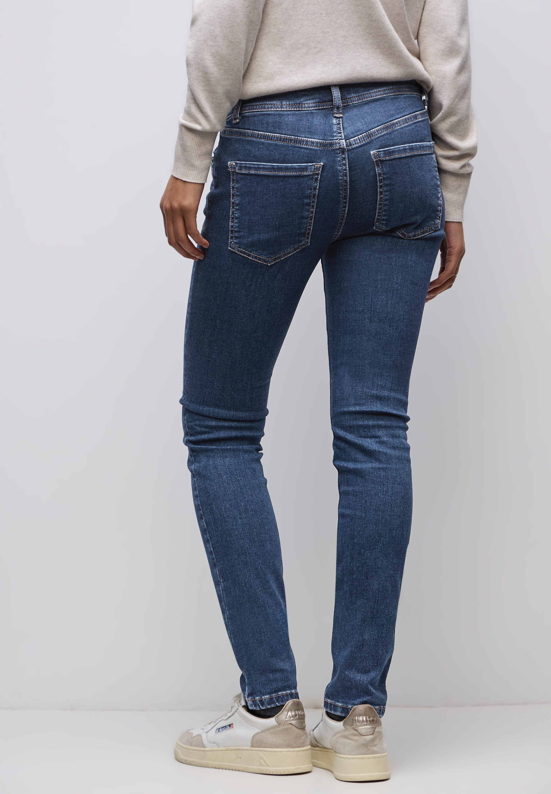 STREET ONE Slim-fit-Jeans 5-Pocket-Style