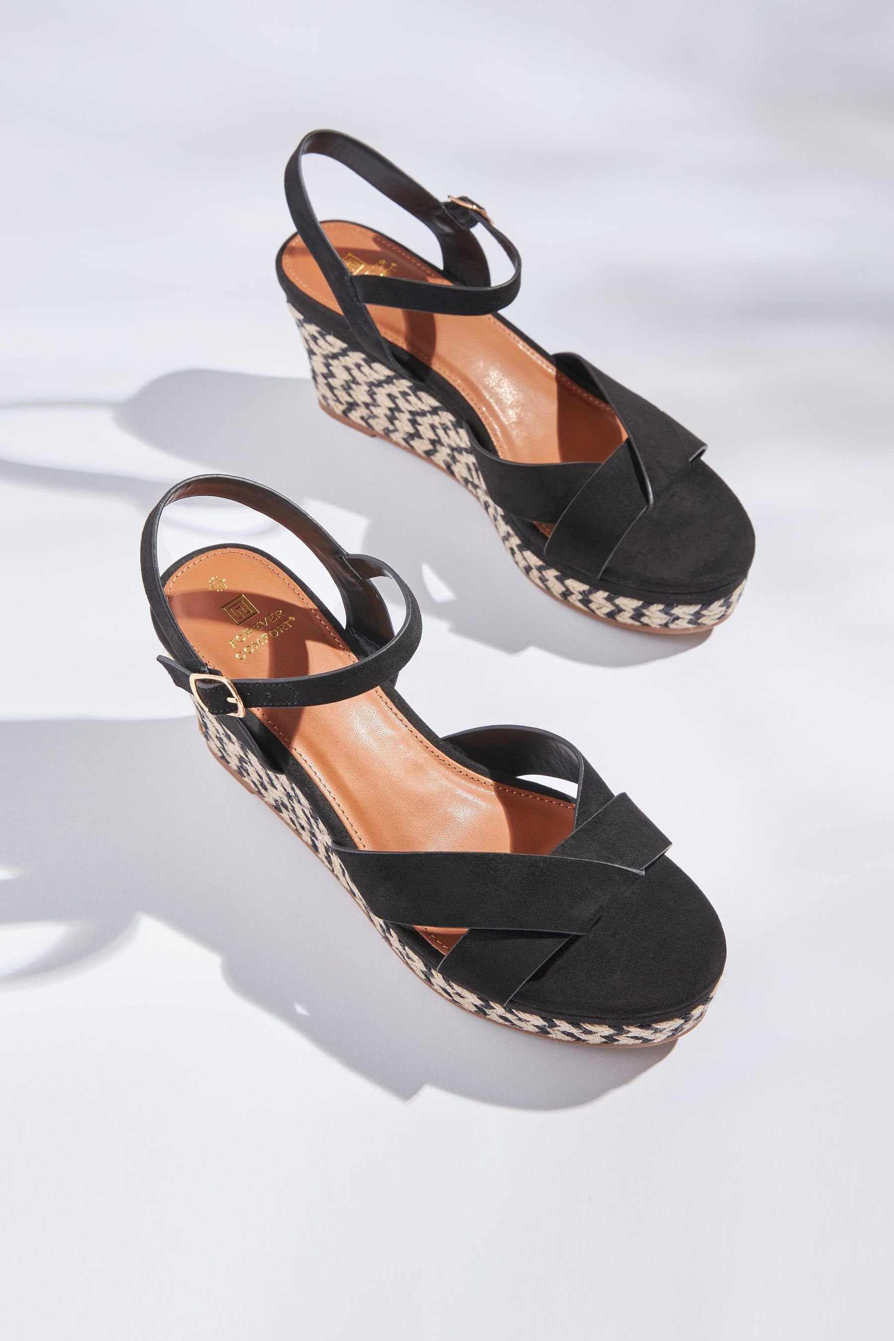 (1-tlg) Keilsandalette Black Next