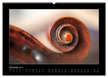 CALVENDO Wandkalender A violin only (Premium-Calendar 2023 DIN A2 Landscape)