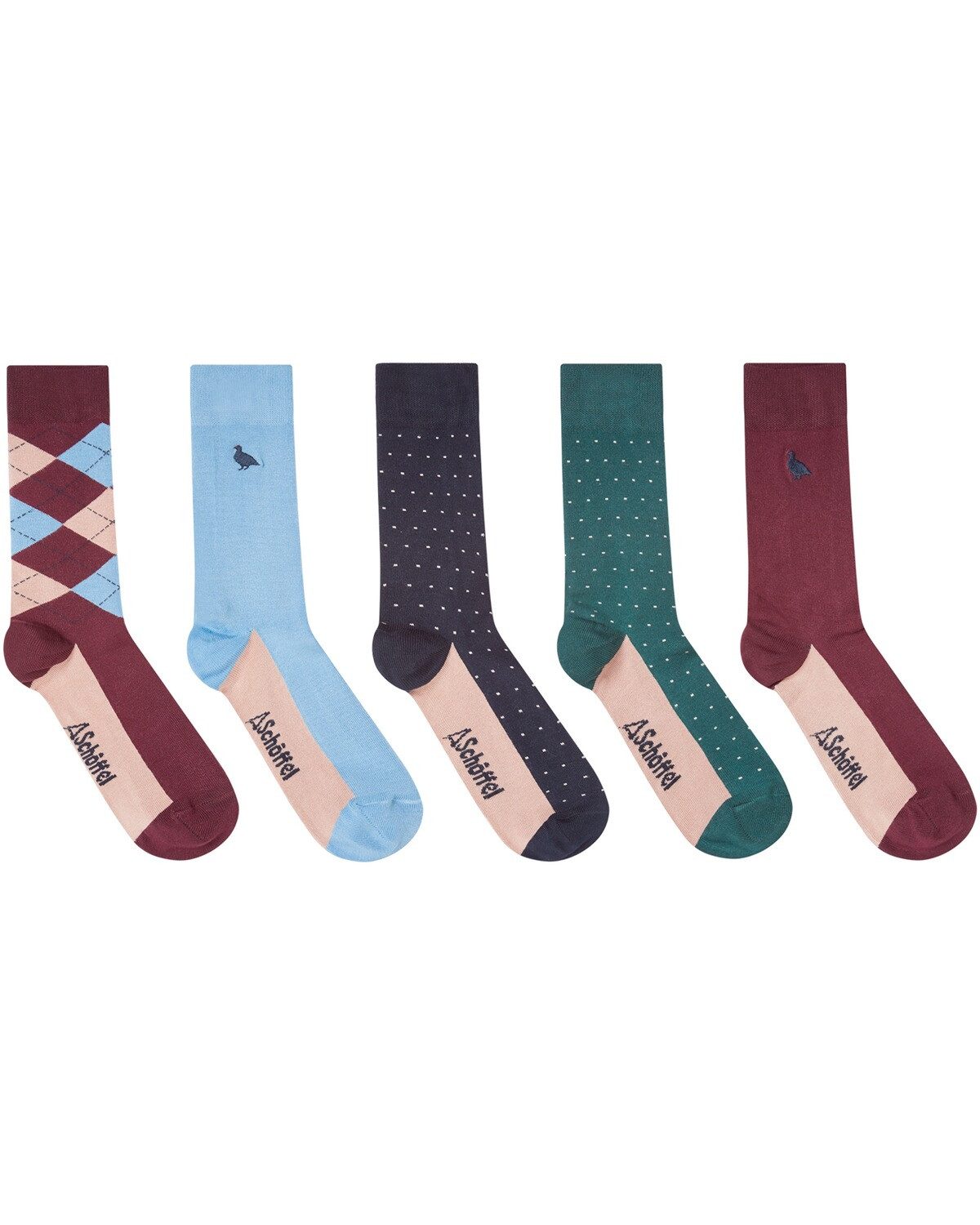 Schöffel Country Socken 5er-Set Socken Pattern