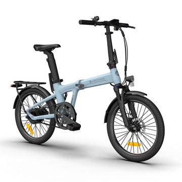 ADO E-Bike Air20Pro Elektrofahrrad, bike,klapprad Riemenantrieb,Citybike,20 zoll, 2 Gang, Bafang Bürstenloser Motor, (mit Akku/Werkzeug), ebike Damen/Herren