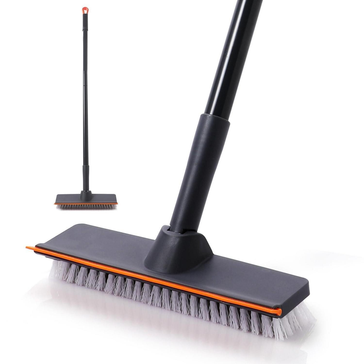 LuxusKollektion Abziehbesen Schrubber Set 2in1 Bodenbürste Abzieher, (1-tlg)