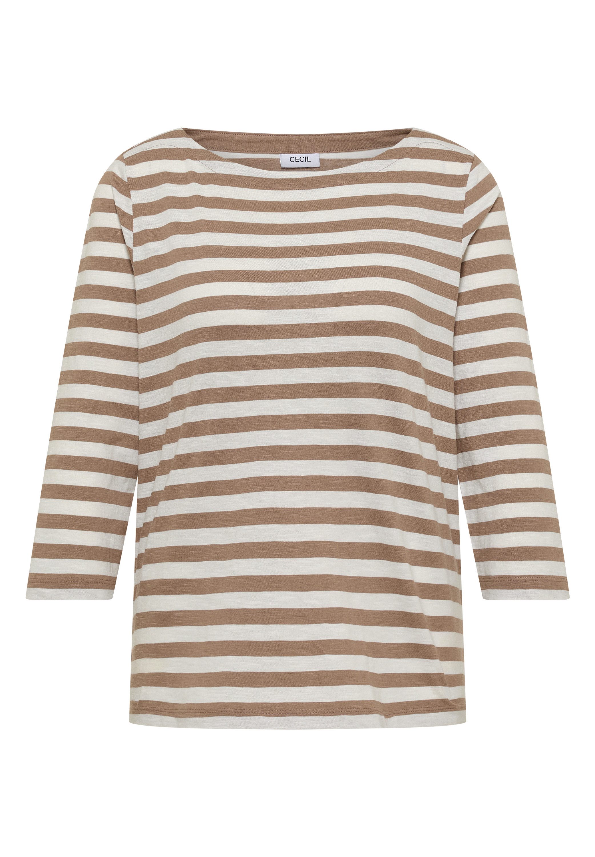 CECIL 3/4-Arm-Shirt aus reiner Baumwolle – Bild 4 von 5
