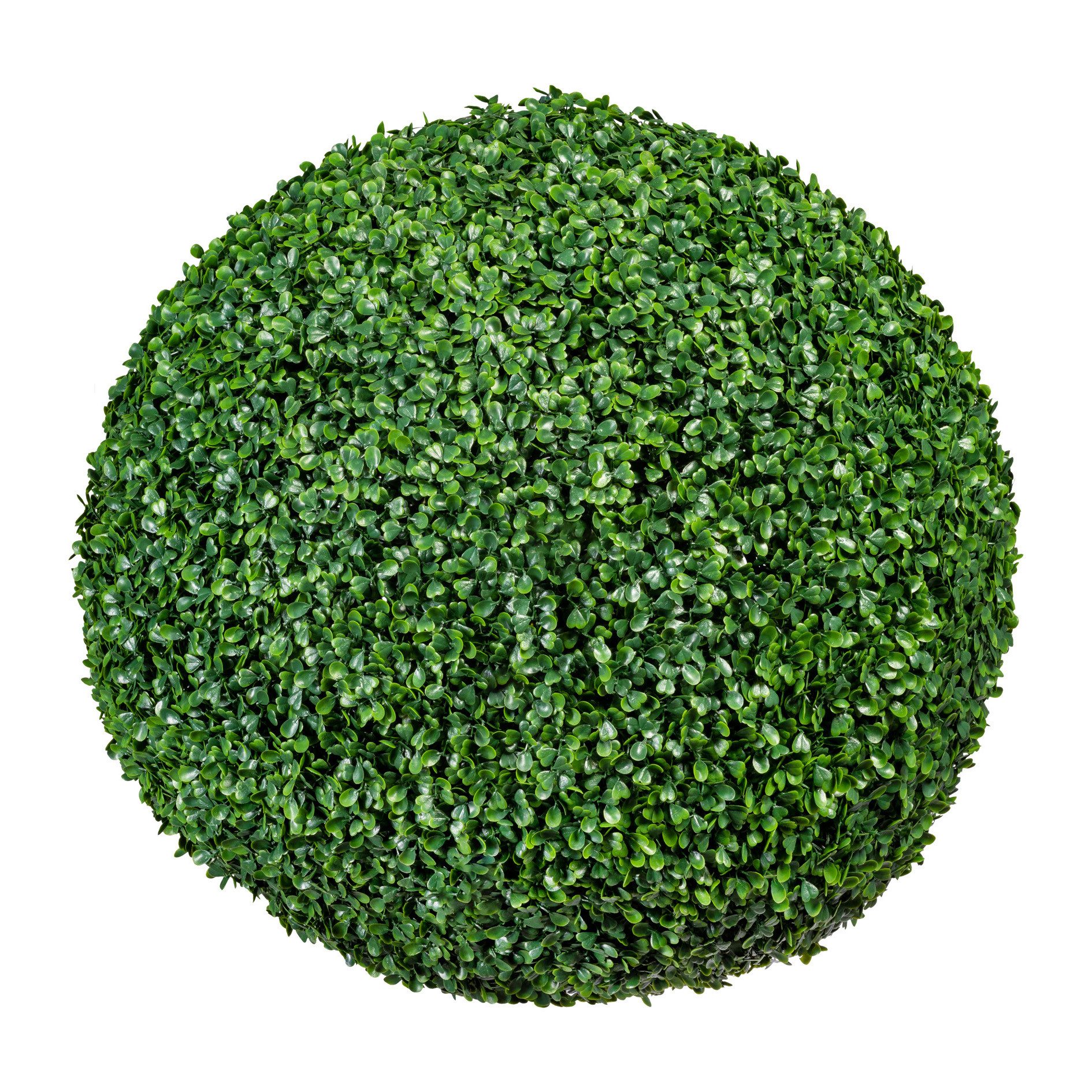Kunstpflanze Buchsbaumkugel, ca 53cm, Kunststoff, grün, UV-beständig Kunstpflanze