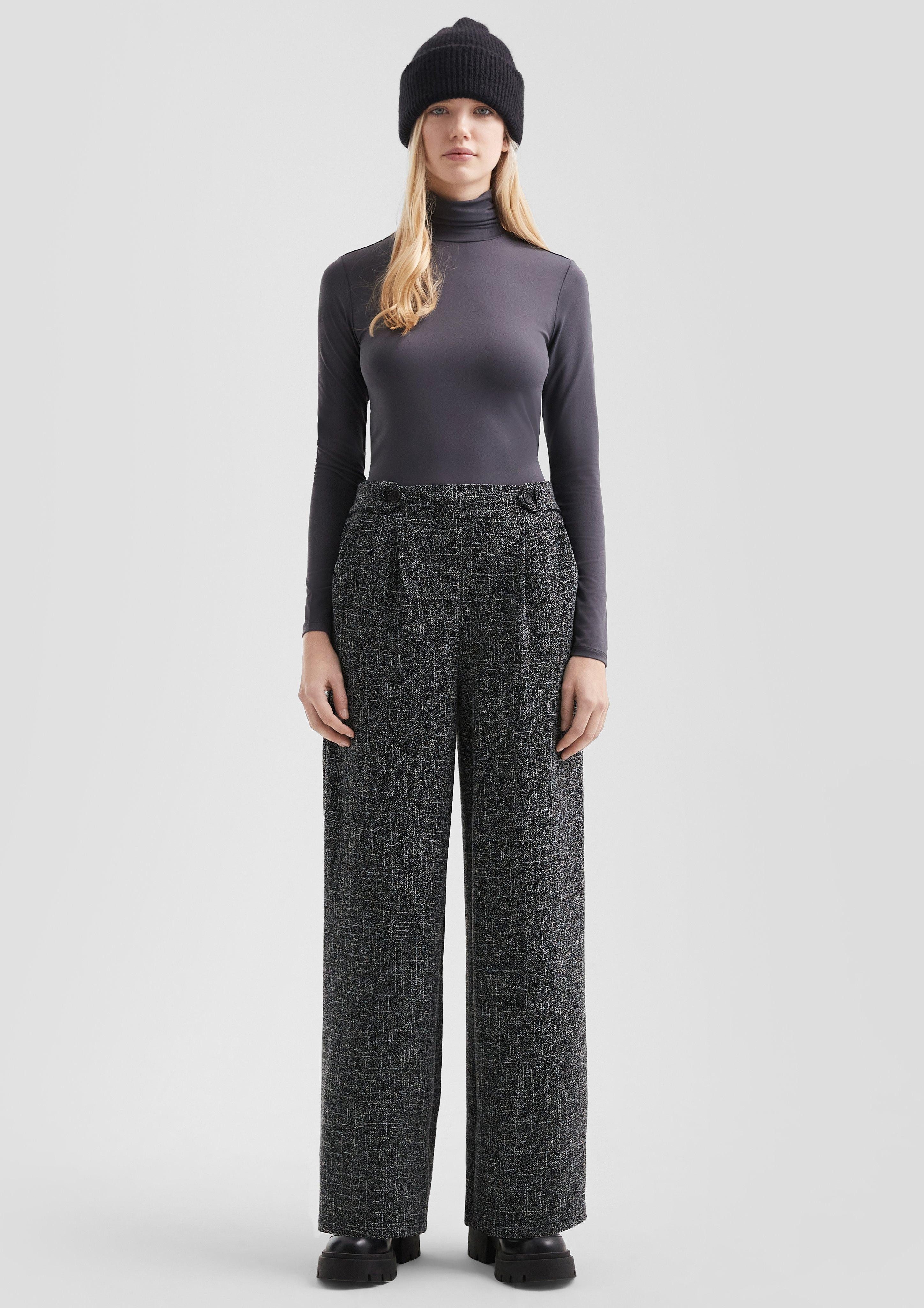 QS Stoffhose Wide Leg Pants aus günstig online kaufen