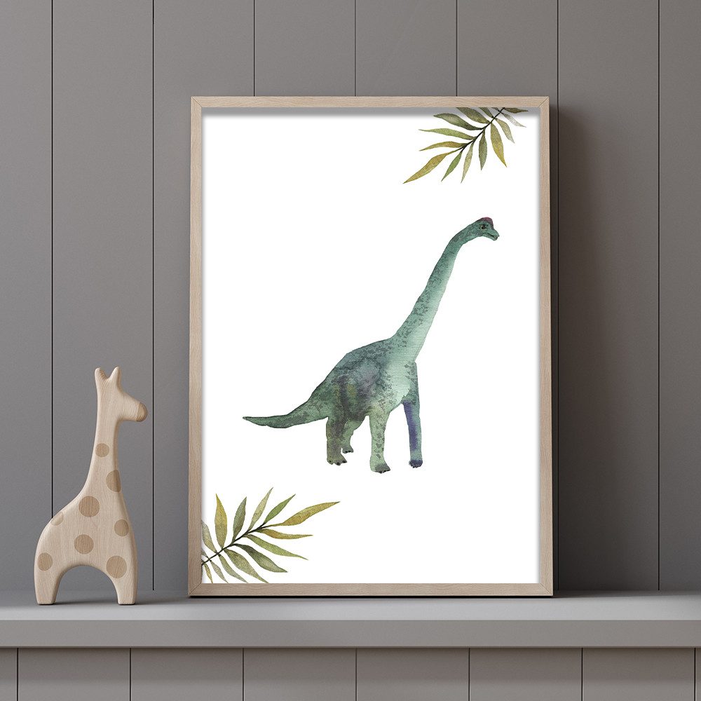 MeinBaby123® Poster Dinosaurier Poster, Dinosaurier Bilder, Babyzimmer Deko günstig online kaufen