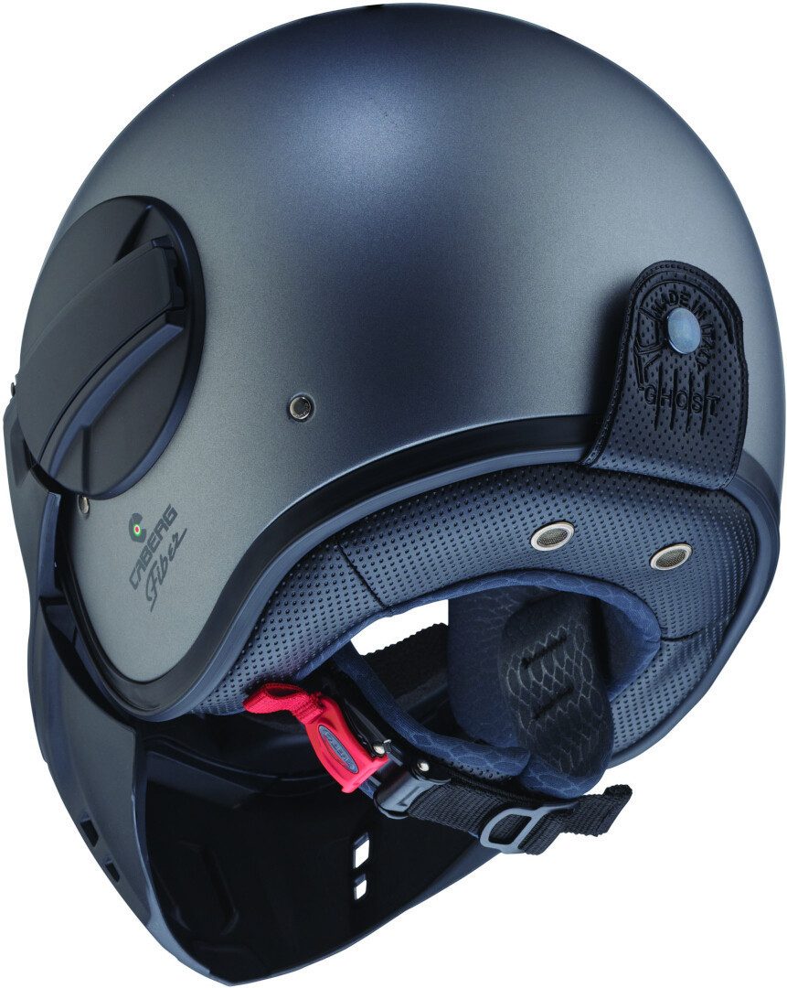 Caberg Motorradhelm Ghost X Jethelm, vorbereitet für Kommunikationssystem