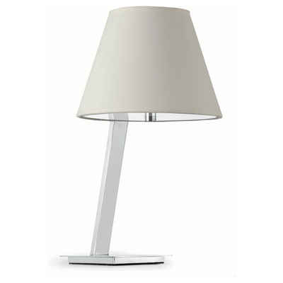 click-licht Tischleuchte Elegante FARO Tischleuchte Moma Weiß, keine Angabe, Leuchtmittel enthalten: Nein, warmweiss, Tischleuchte, Nachttischlampe, Tischlampe